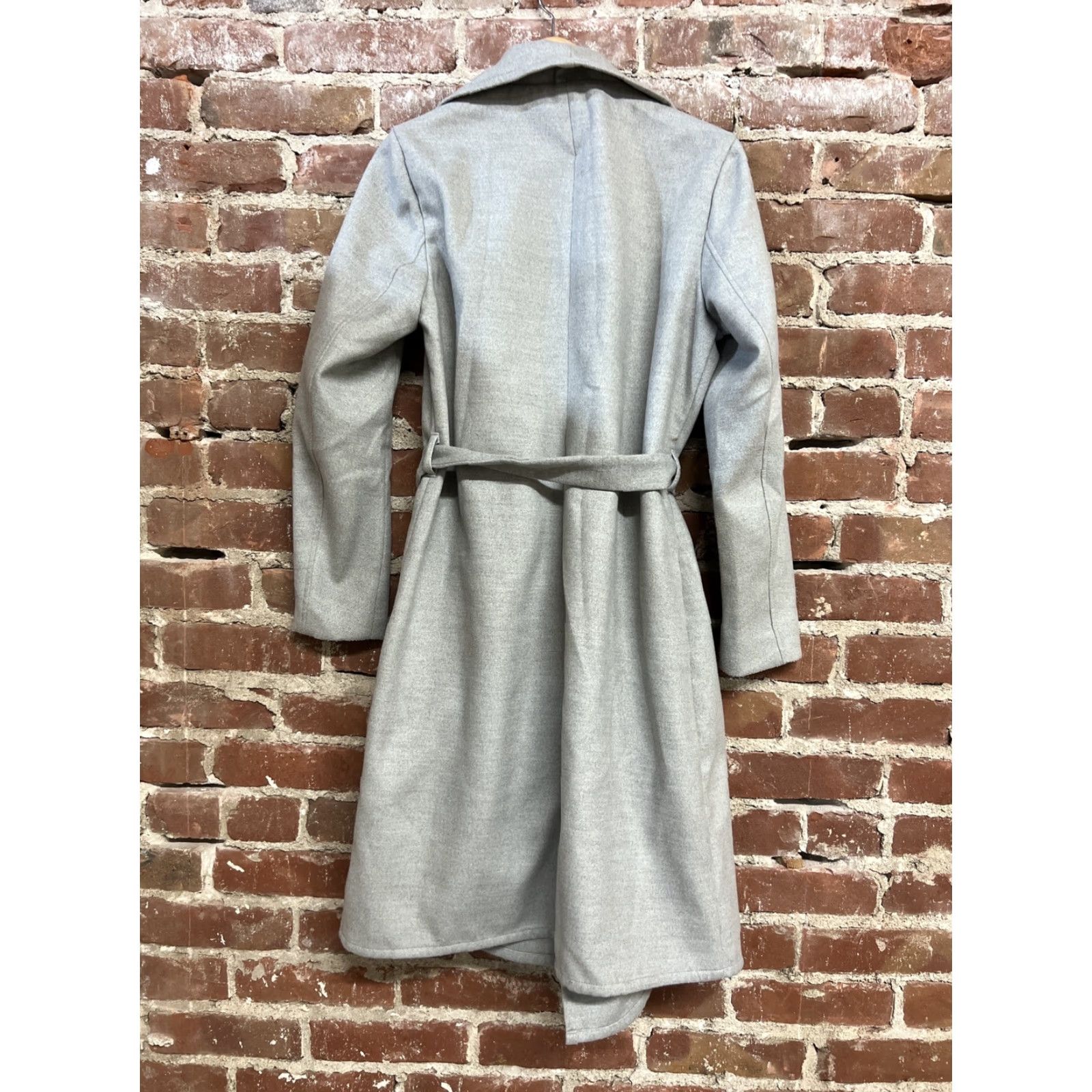 Vintage ONLY Womens Phoebe Coat Gray Womens Large Jacket Block? Size L / US 10 / IT 46 - 2 Thumbnail