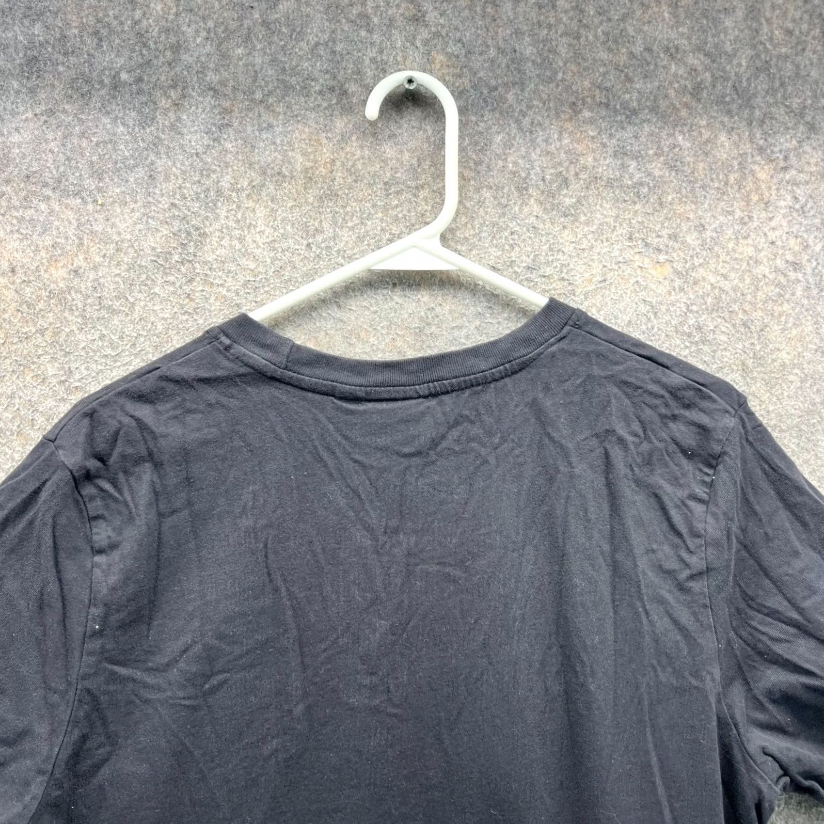 Adidas Adidas Shirt Mens Large Black Crewneck Big Trefoil Logo Cotton Casual Tee Size US L / EU 52-54 / 3 - 5 Thumbnail