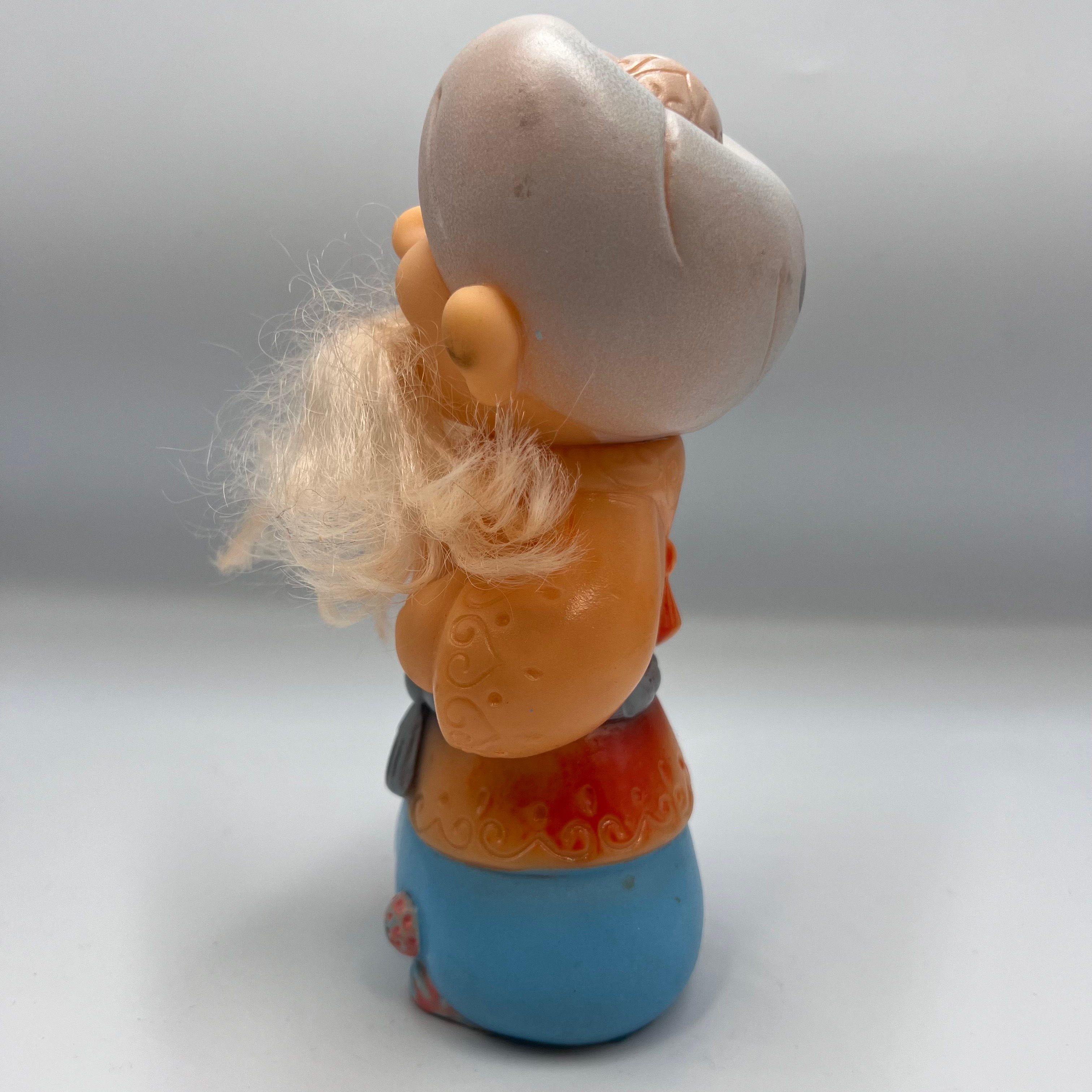 Vintage Vintage Toy Old Man Khottabych RUBBER Doll Soviet Stamp Size ONE SIZE - 6 Thumbnail