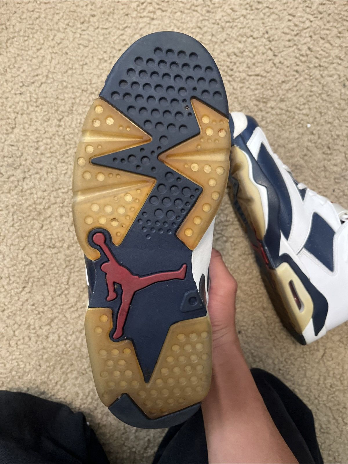 Jordan Brand × Nike Jordan 6 Olympic 2012 Size US 10 / EU 43 - 3 Thumbnail