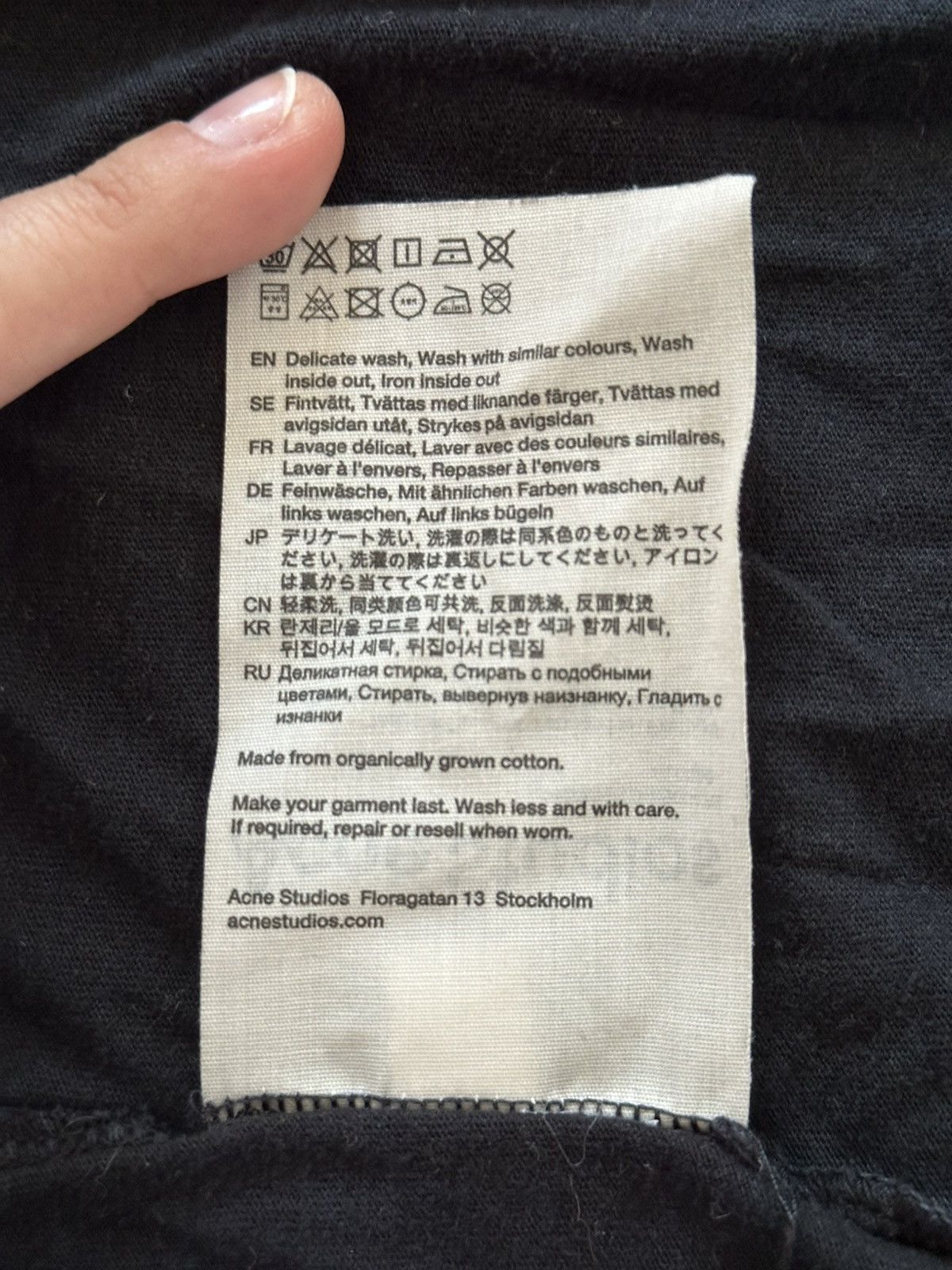 Acne Studios Acne Studios Oversized Graphic Tee Size US S / EU 44-46 / 1 - 4 Thumbnail