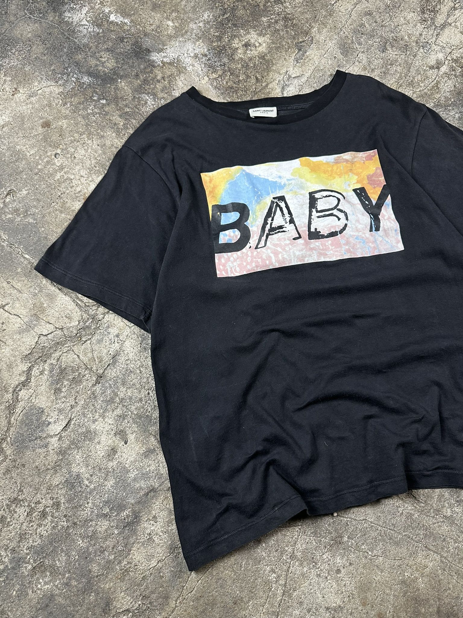 Hedi Slimane × Saint Laurent Paris Hedi's Saint Laurent Paris Baby T-shirt Size US L / EU 52-54 / 3 - 2 Thumbnail