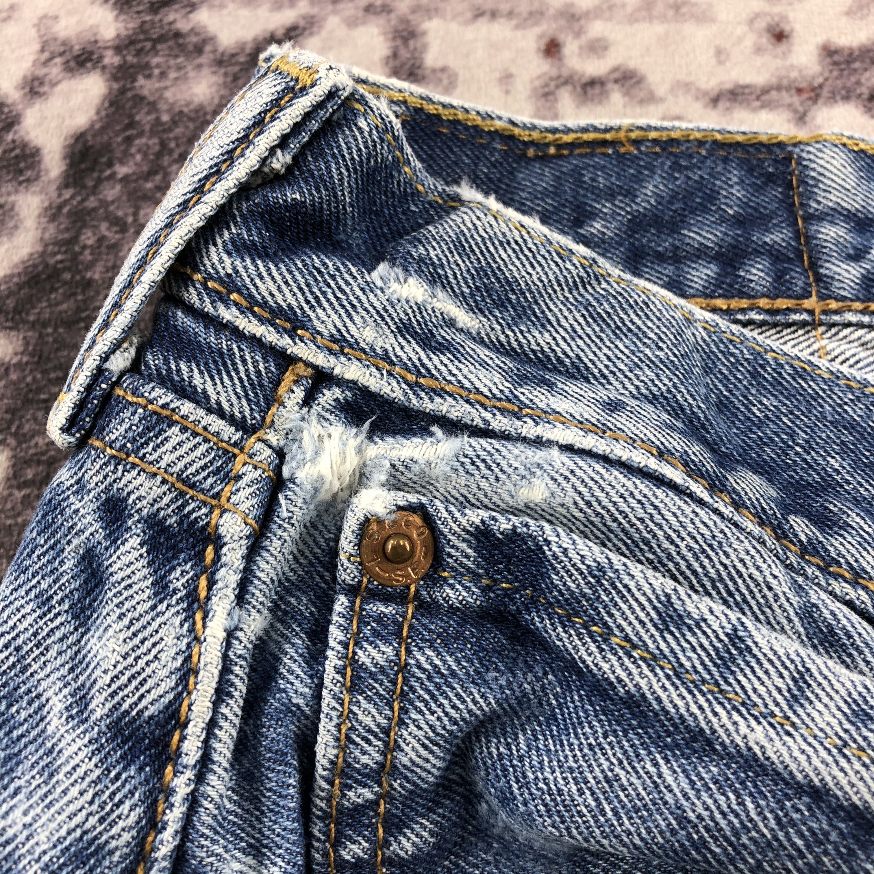 Levi's Vintage Blue Wash Levis 501 Jeans-JM3024 Size US 32 / EU 48 - 11 Thumbnail