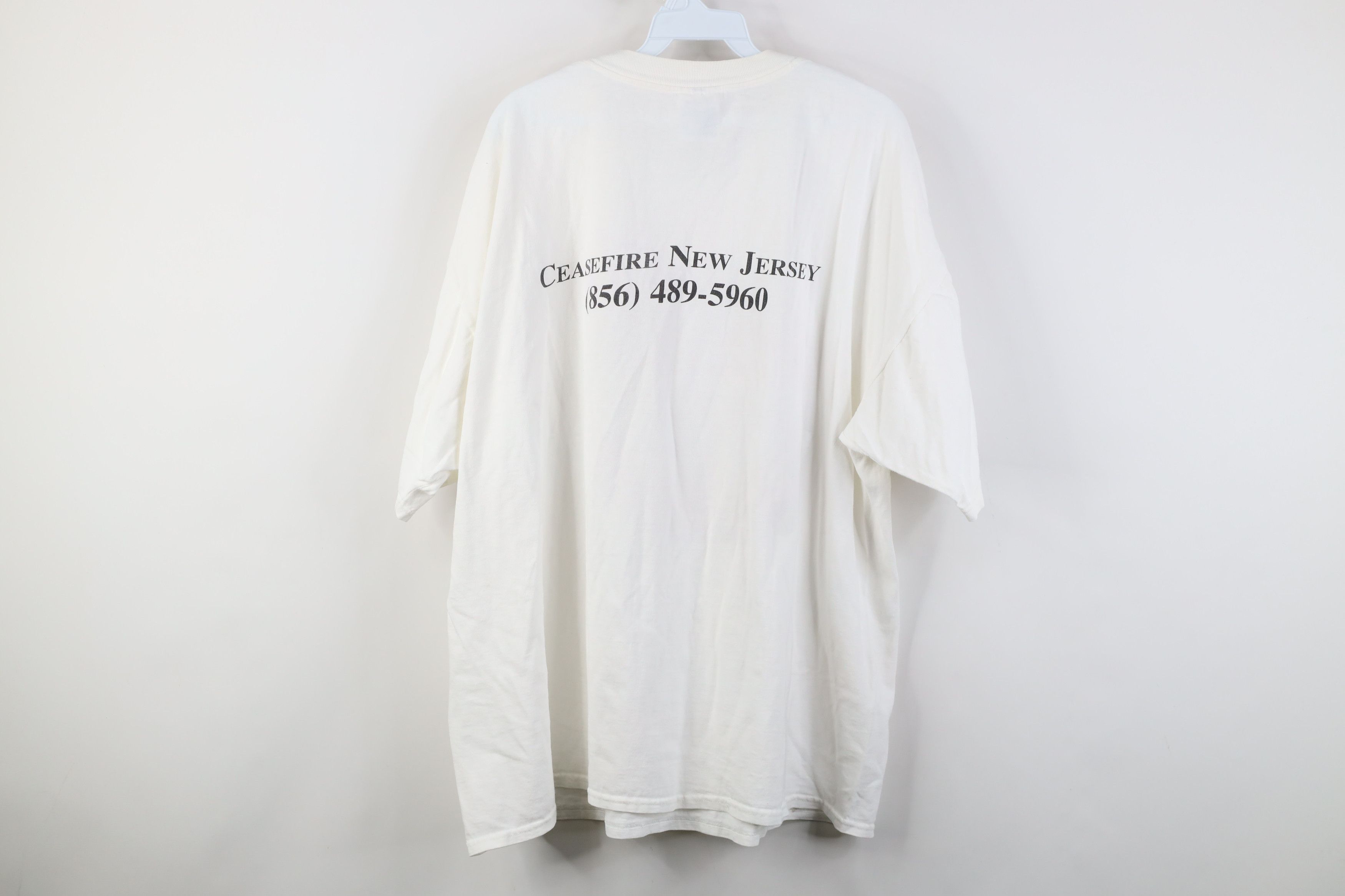 Vintage Vintage 90s Y2K To Stop Gun Violence Short Sleeve T-Shirt Size US XXL / EU 58 / 5 - 8 Thumbnail