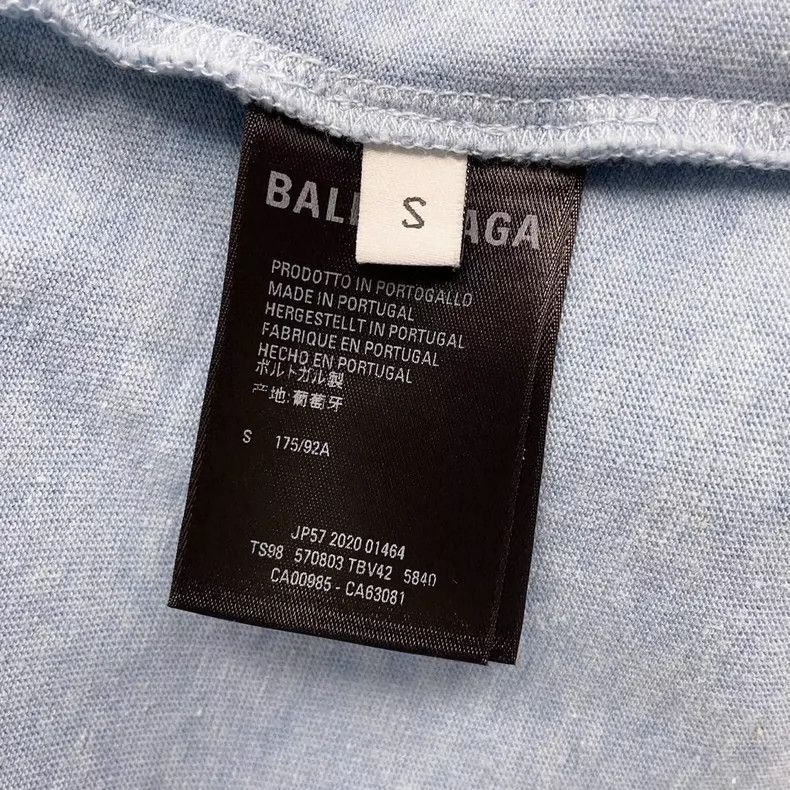 Balenciaga Balenciaga Cola Printed Round Neck Short Sleeve T-Shirt Size US S / EU 44-46 / 1 - 6 Thumbnail