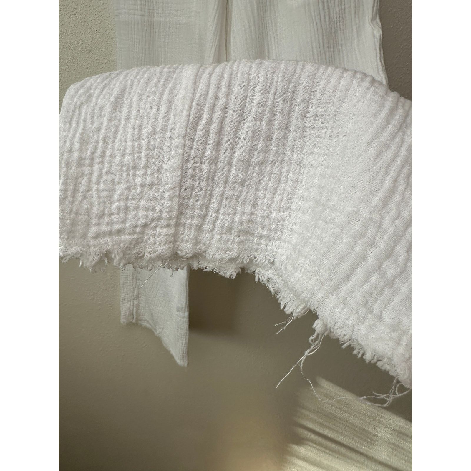 Rails Rails Leon White Gauze Wide Leg Pants Elastic Waist US S Size 25" / US 0 / IT 36 - 9 Thumbnail