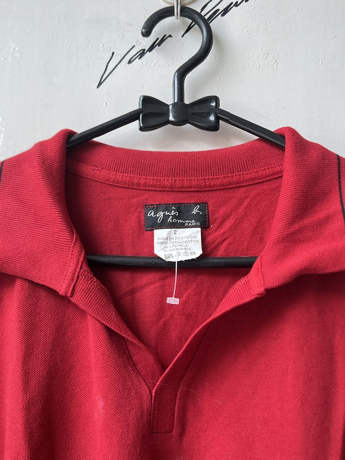 agnes b. AGNES B HOMME Red T-Shirt Size US M / EU 48-50 / 2 - 5 Thumbnail