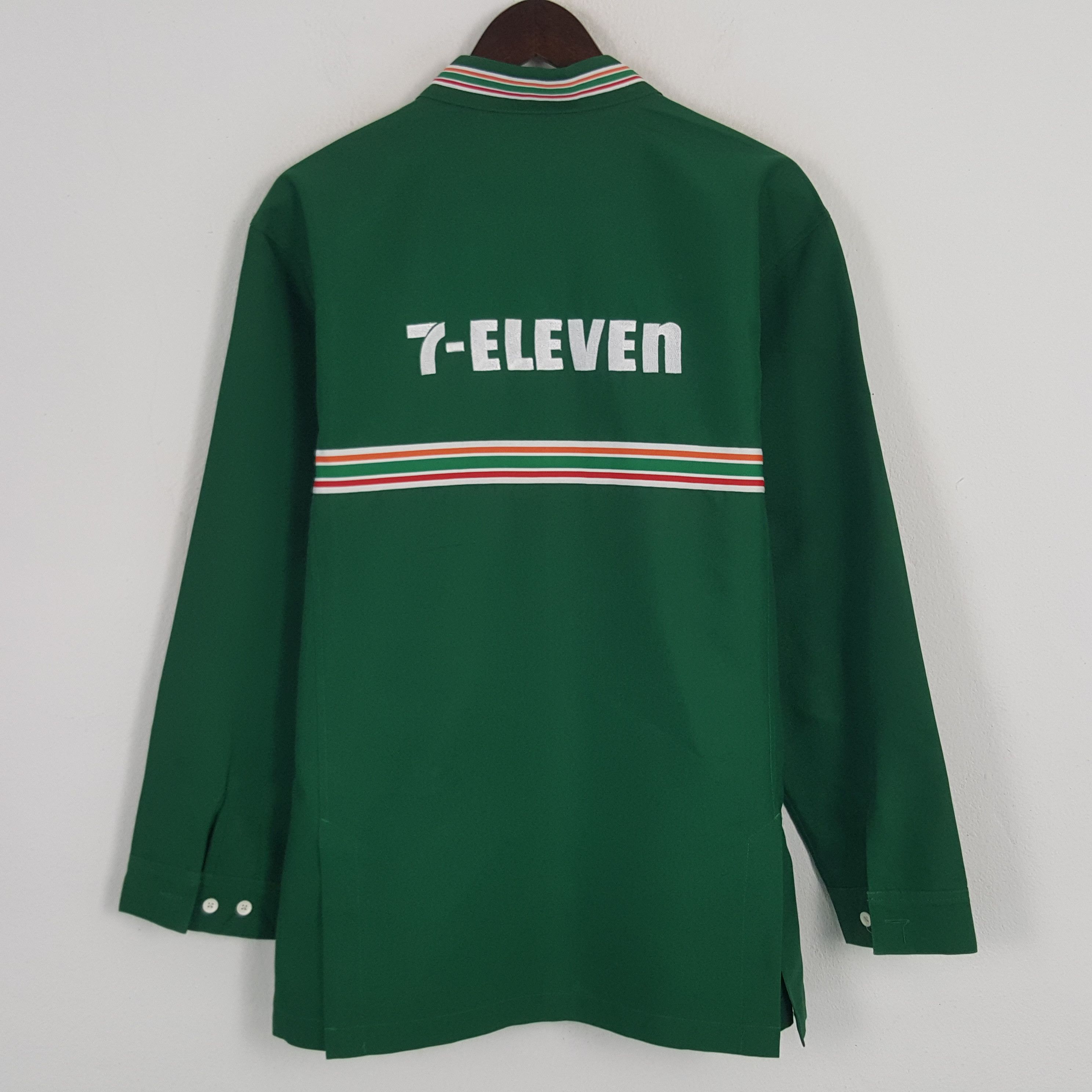 Japanese Brand × Uniform Wares × Vintage Vintage 7 Eleven Embroidery Logo Worker Jacket Size US L / EU 52-54 / 3 - 1 Thumbnail