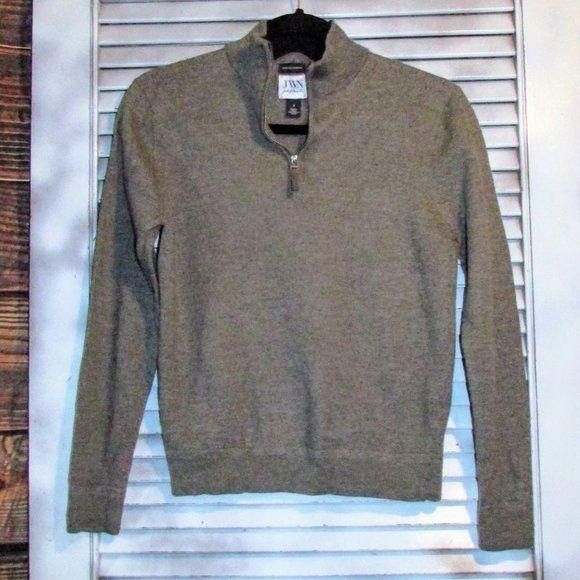 Nordstrom John W. Nordstrom Sm Merino Wool 1/4 Zip Sweater Size S / US 4 / IT 40 - 7 Thumbnail