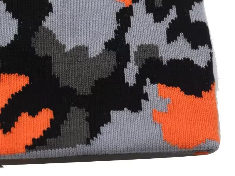Japanese Brand Camouflage Knitted Hat Beanie Unisex Size ONE SIZE - 3 Thumbnail