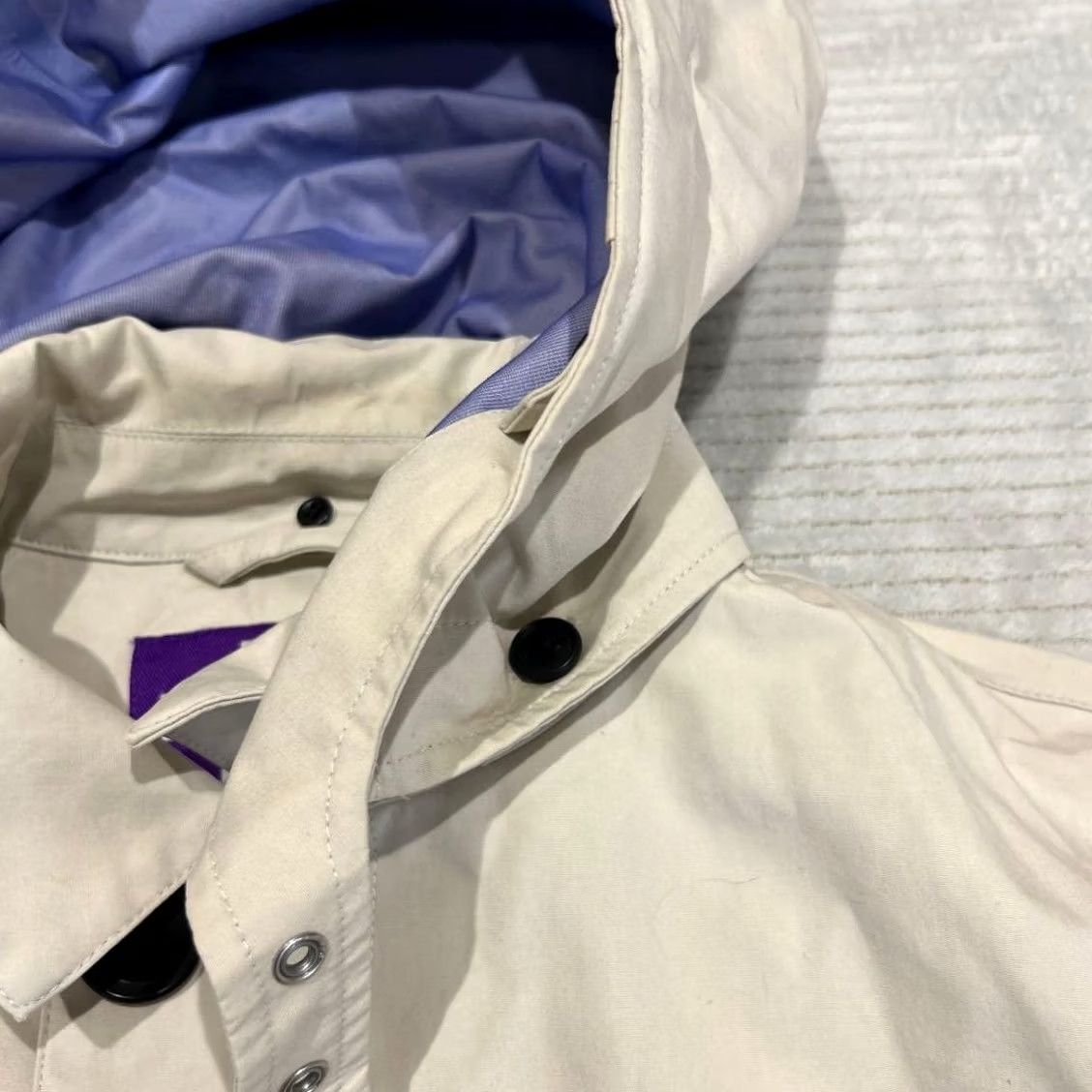 The North Face Purple Label THE NORTH FACE PURPLE LABEL Stand-collar Coat Cotton Light Gray S Men Size US S / EU 44-46 / 1 - 5 Thumbnail