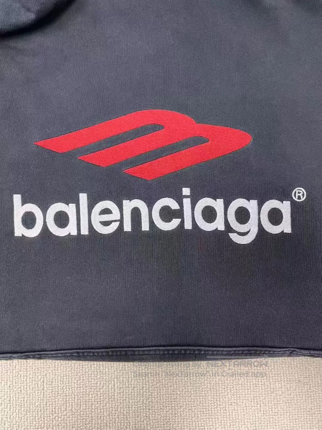 Balenciaga balenciaga printed hooded casual sweatshirt. Size US M / EU 48-50 / 2 - 3 Thumbnail