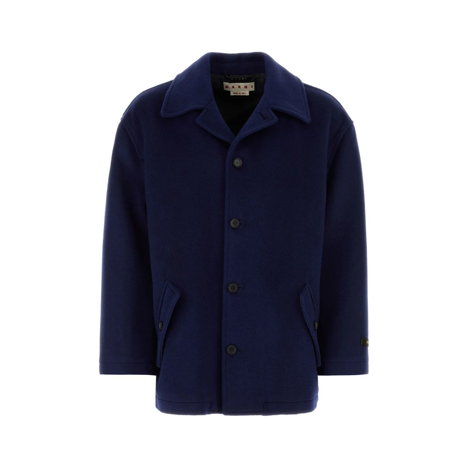 Marni MARNI Blue Wool Blend Coat New & Authentic (Men's size:48;) Size US M / EU 48-50 / 2 - 1 Thumbnail