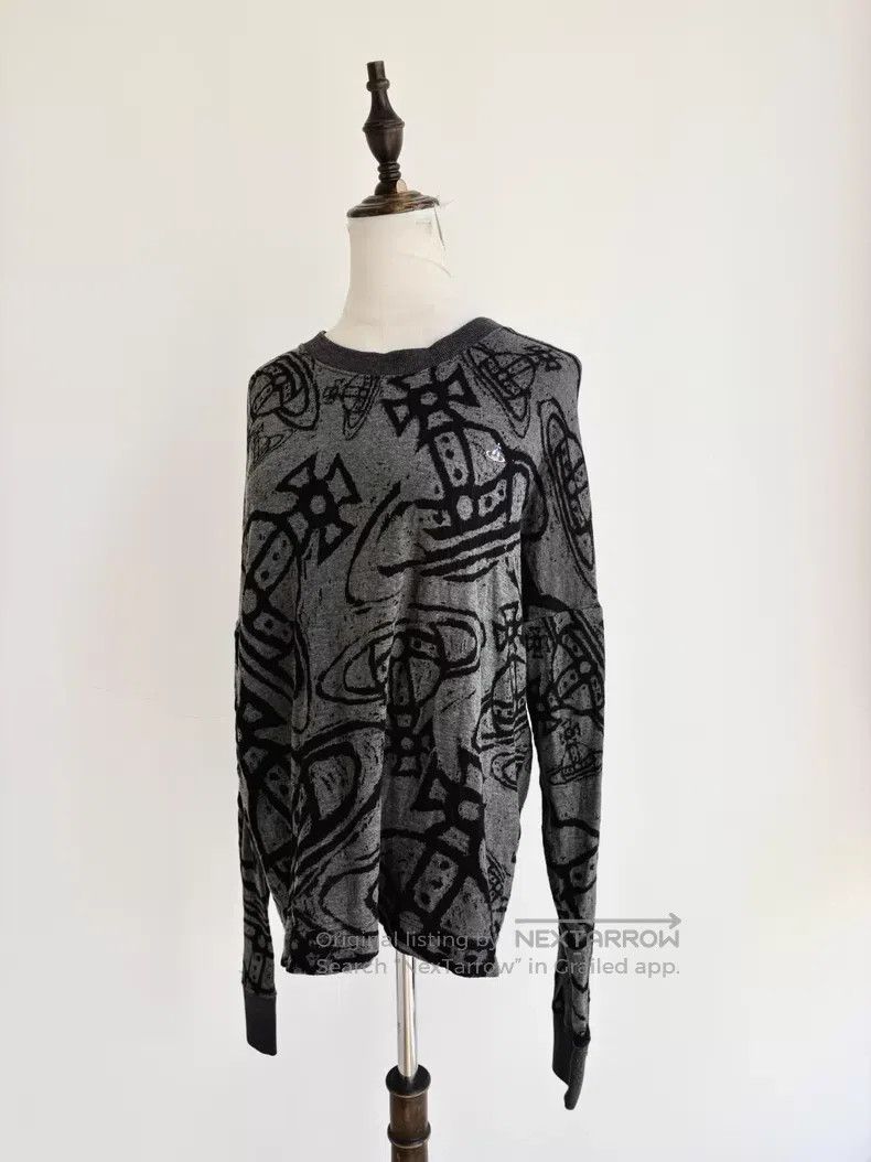 Vivienne Westwood Vivienne Westwood Grayish Black Saturn Knit Top with Full Size M / US 6-8 / IT 42-44 - 5 Thumbnail