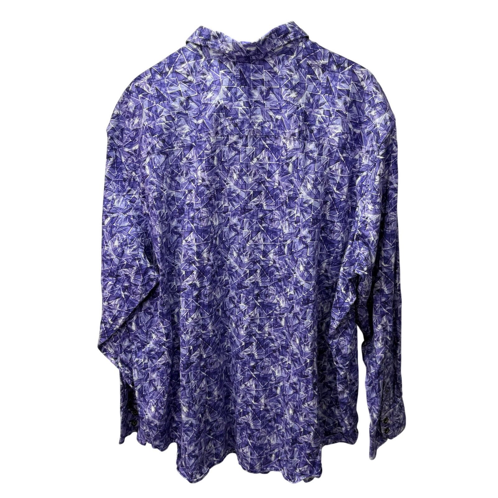 Robert Graham Robert Graham Men's Shirt Big Tall 3XL Long #G704 Size US XXL / EU 58 / 5 - 5 Thumbnail