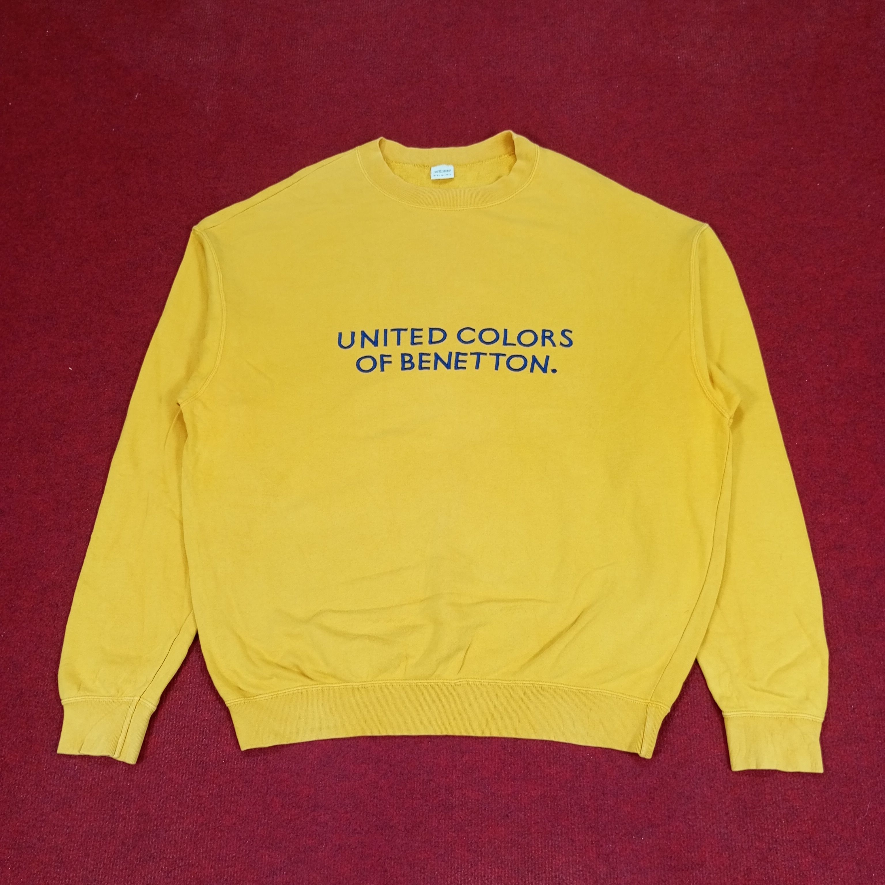 United Colors Of Benetton Center Spellout Design Sweatshirt