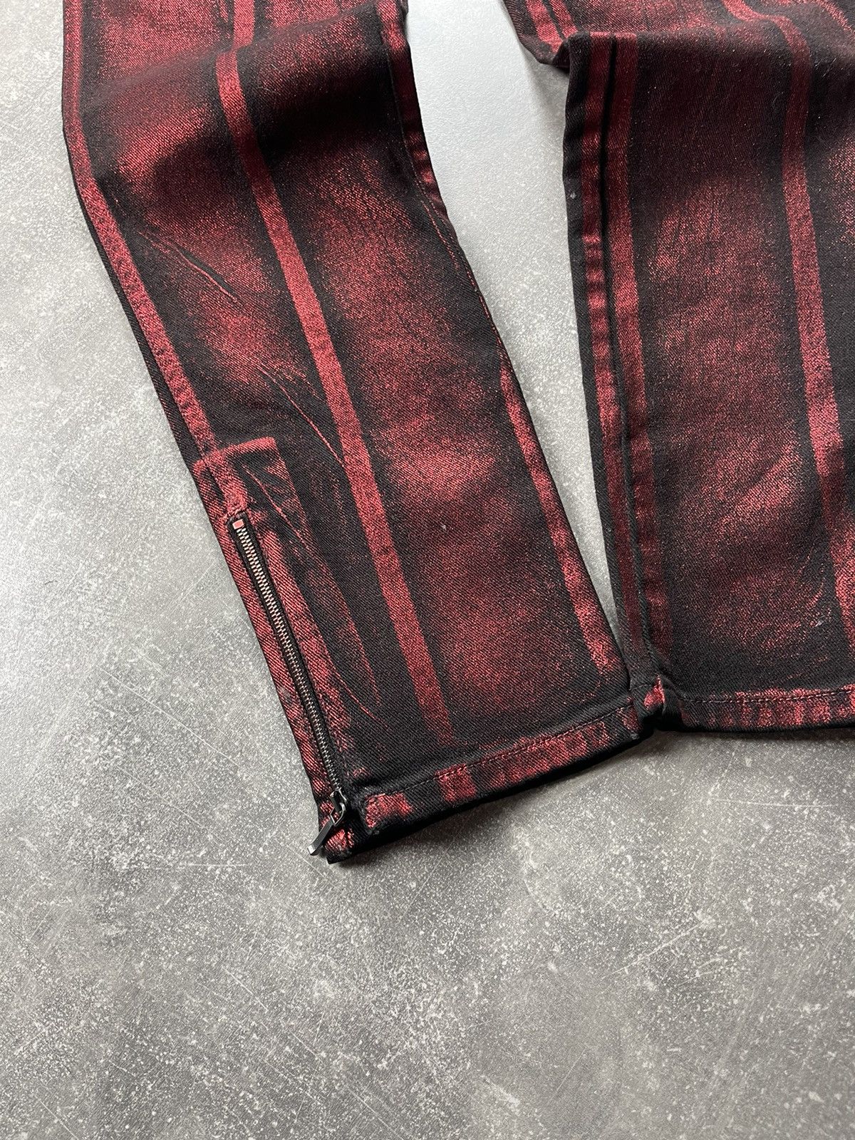 Alexander McQueen Alexander McQueen Archives Graphic Print Biker Skinny Pants Size 28" / US 6 / IT 42 - 7 Thumbnail