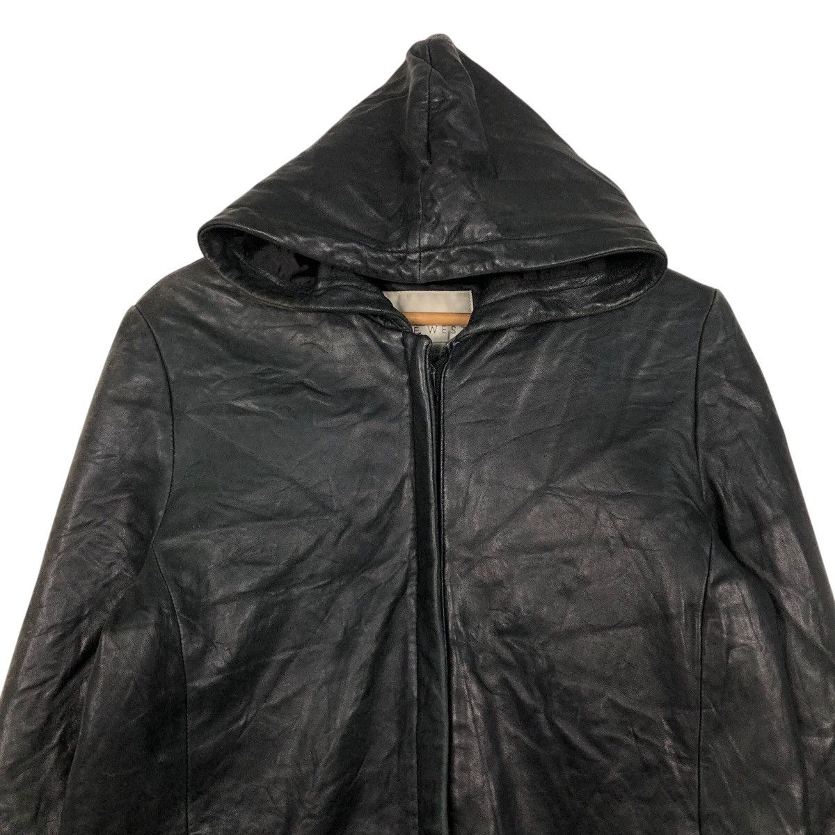 Japanese Brand 📌Rich Black Vintage Leather Jacket Nine West Issey Miyake Size US M / EU 48-50 / 2 - 4 Thumbnail
