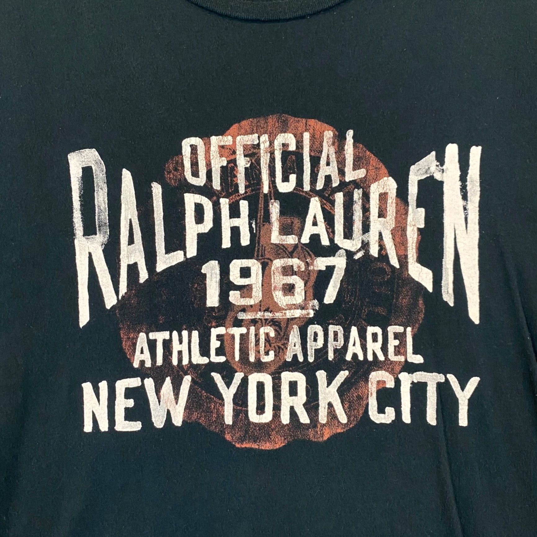 Ralph Lauren Polo Ralph Lauren Shirt Mens Medium Navy Blue NYC Athletic Apparel Graphic Tee Size US M / EU 48-50 / 2 - 2 Thumbnail