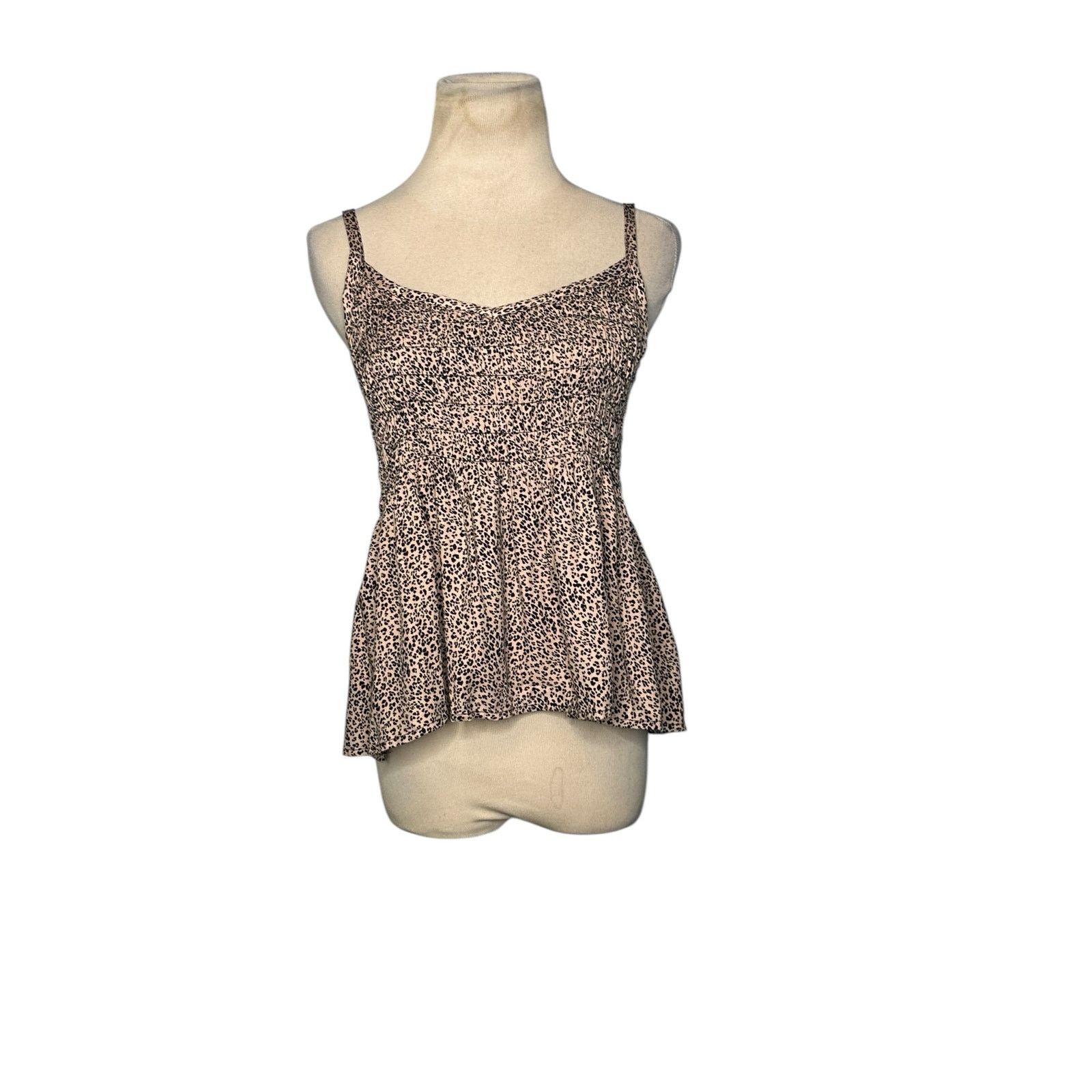 Urban Outfitters Urban Romantics animal print smocked cami top size Medium Size M / US 6-8 / IT 42-44 - 5 Thumbnail