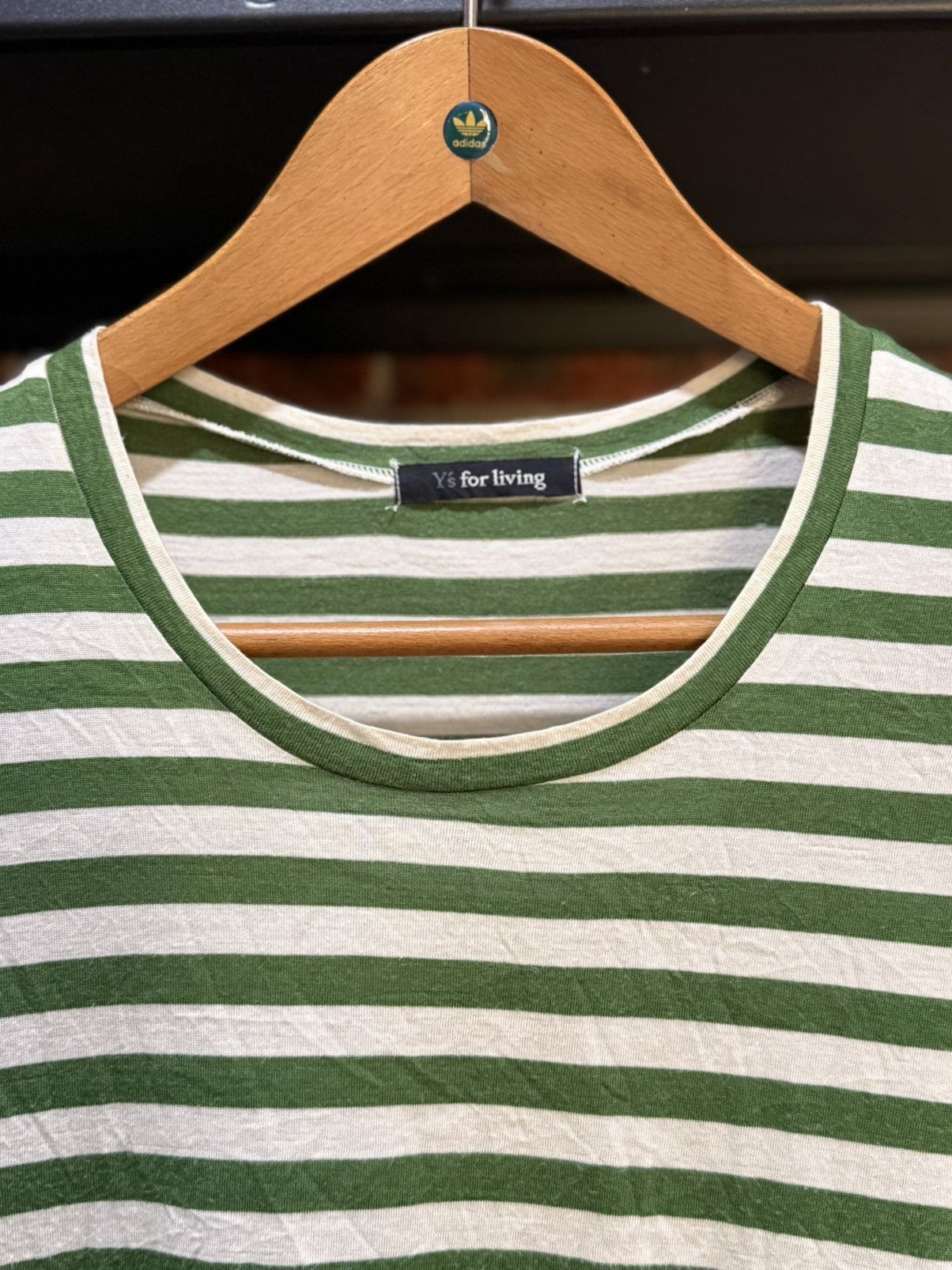 Y's Vintage Y’s For Living Stripe Japan Tee Size US S / EU 44-46 / 1 - 2 Thumbnail