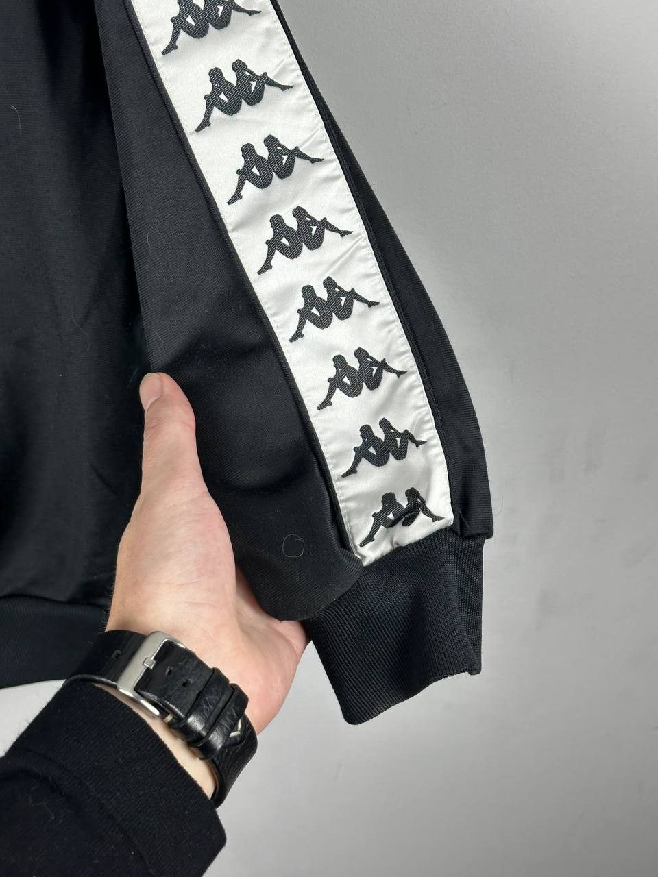 Kappa Vintage Y2K Kappa Black Lampas Track Jacket Size US S / EU 44-46 / 1 - 7 Thumbnail