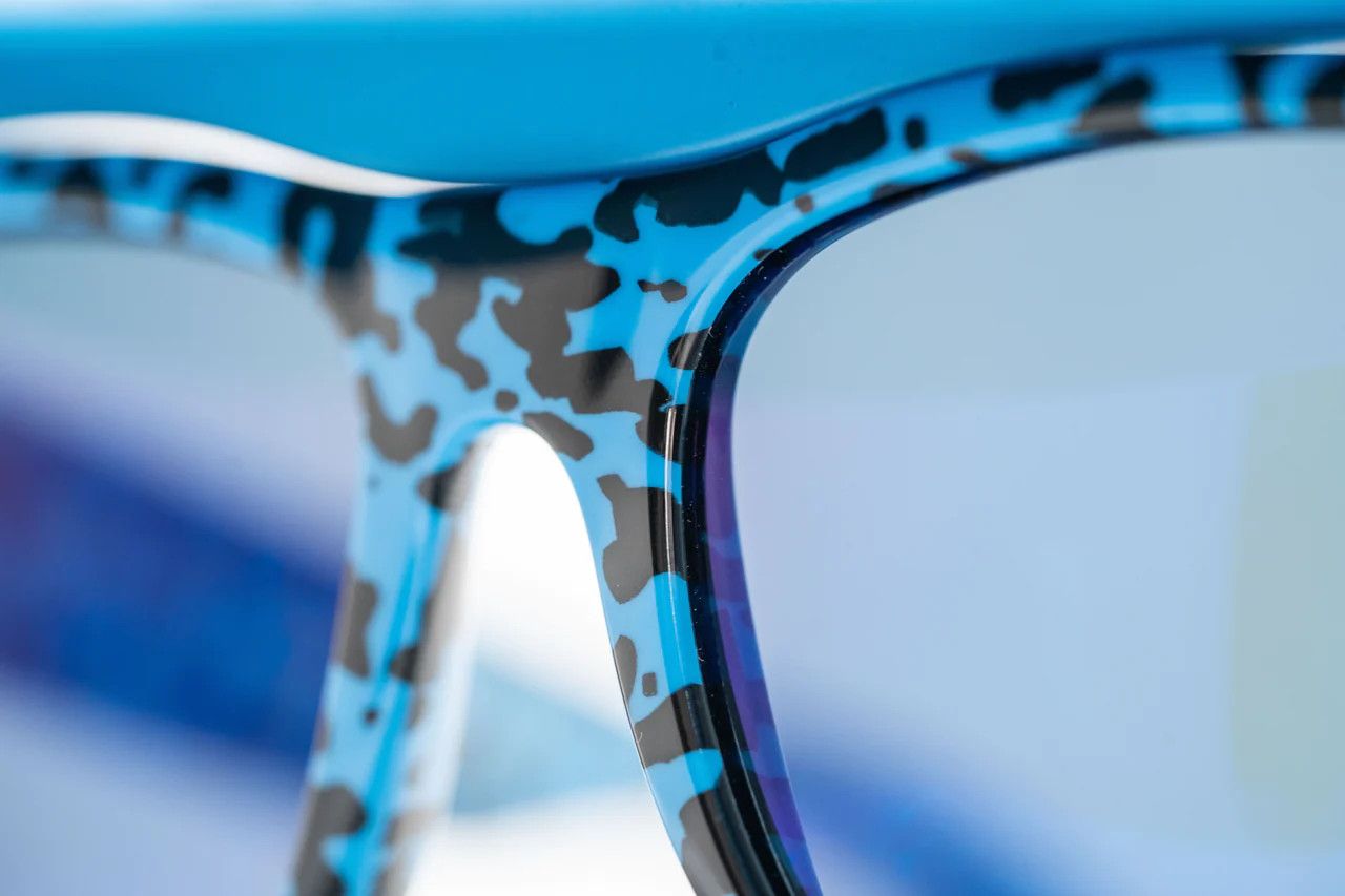 Bernhard Willhelm Bernard Willhelm SS2006 Sunglasses Blue Visor Mirror Lenses Size ONE SIZE - 3 Thumbnail