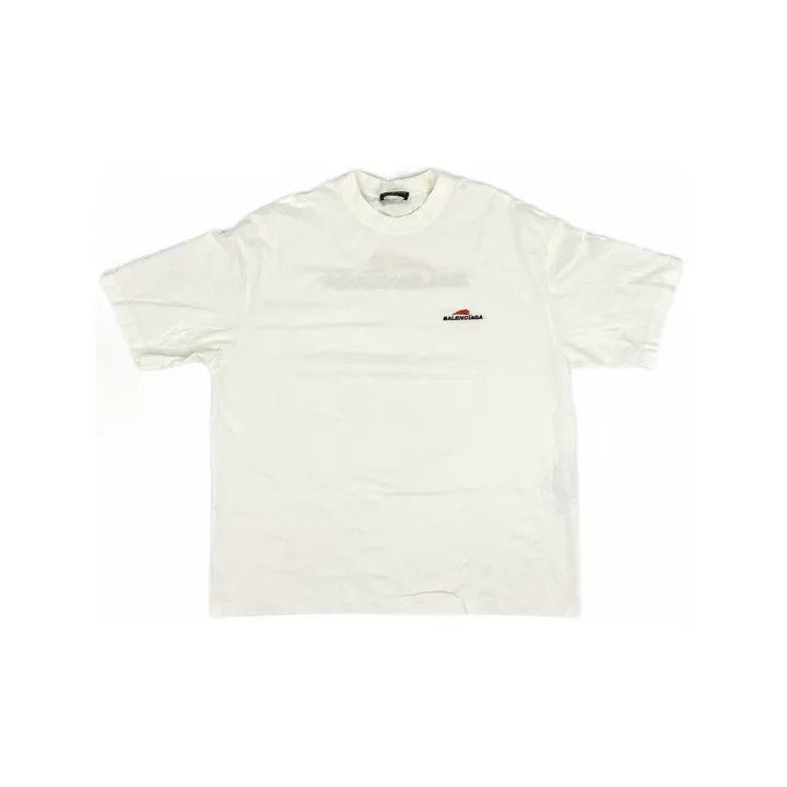 Balenciaga Balenciaga Balenciaga SS22 Tiger Logo White TShirt -2507 Size US L / EU 52-54 / 3 - 1 Thumbnail