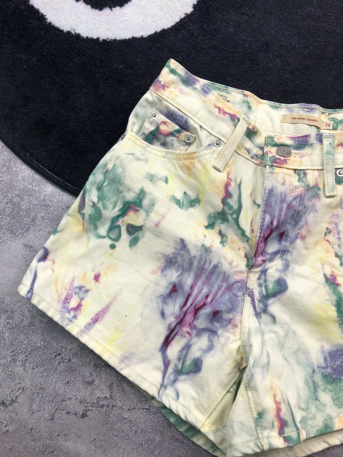 Levi's LEVIS Hype Multicolour Rare Shorts Streetwear Crazy Y2k Size 28" / US 6 / IT 42 - 3 Thumbnail