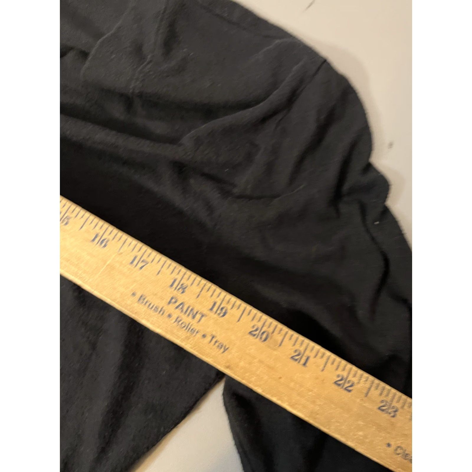 J.Crew J.CREW Blouse Women's L Black Solid Lightweight Stretchy Faux Wrap V-Neck Knit Shirt Long Sleeve Casual Modern 80s 90s Size L / US 10 / IT 46 - 6 Thumbnail