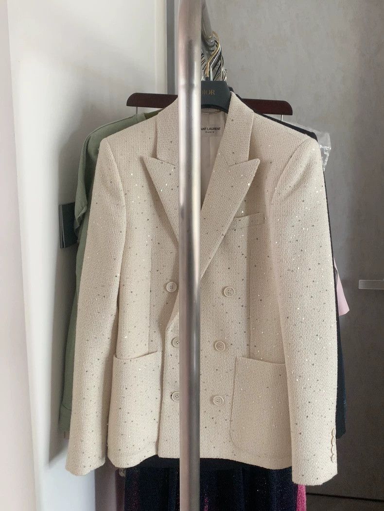 Saint Laurent Paris Saint Laurent Paris blazer 2505-Nextarrow Size 42R - 1 Thumbnail
