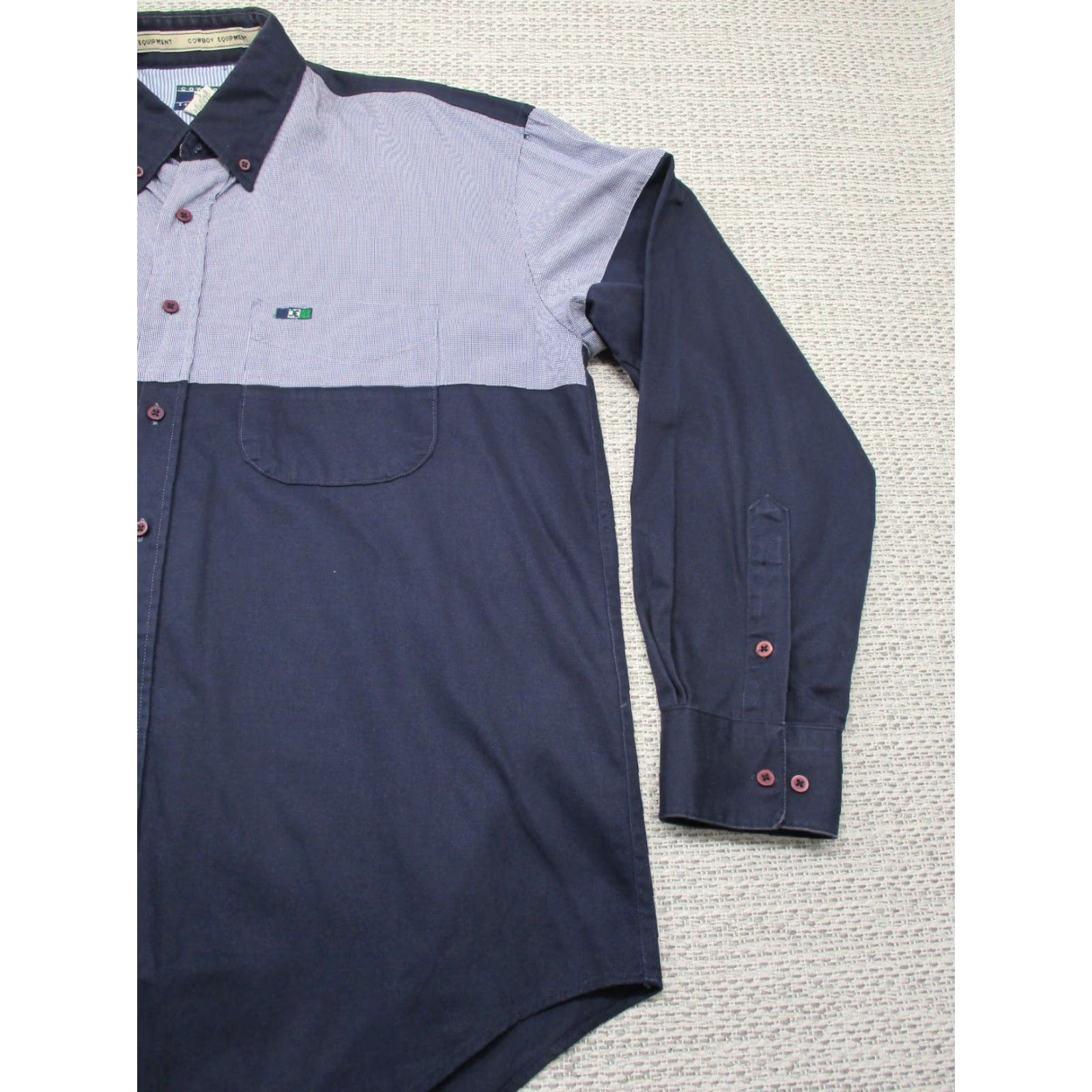 Equipment VINTAGE Cowboy Equipment Shirt Mens Large L Western Button Up Long Sleeve Size US L / EU 52-54 / 3 - 2 Thumbnail