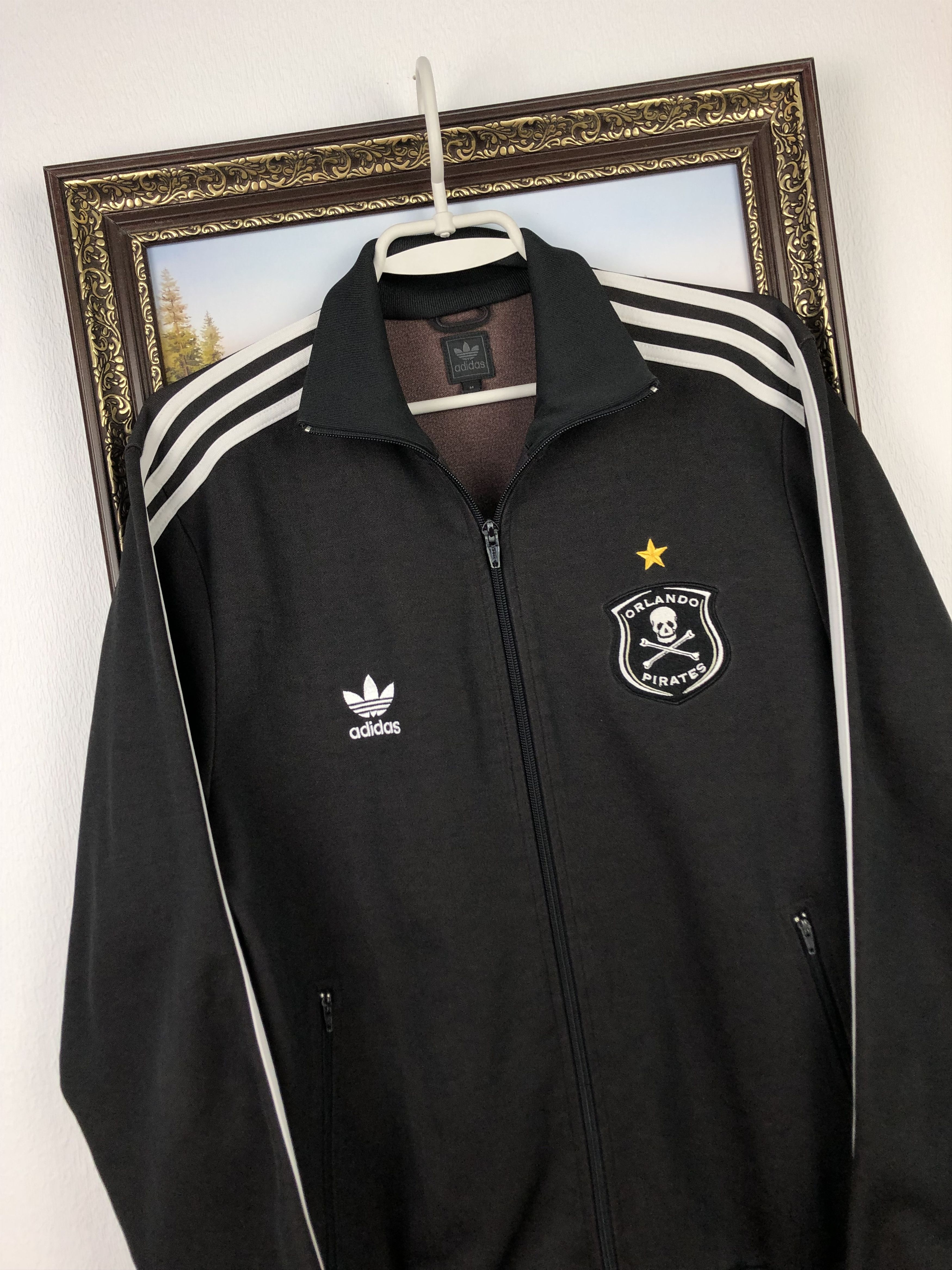 Adidas × Vintage Vintage Adidas Olympics Orlando Pirates Jacket Soccer Track Size US M / EU 48-50 / 2 - 3 Thumbnail