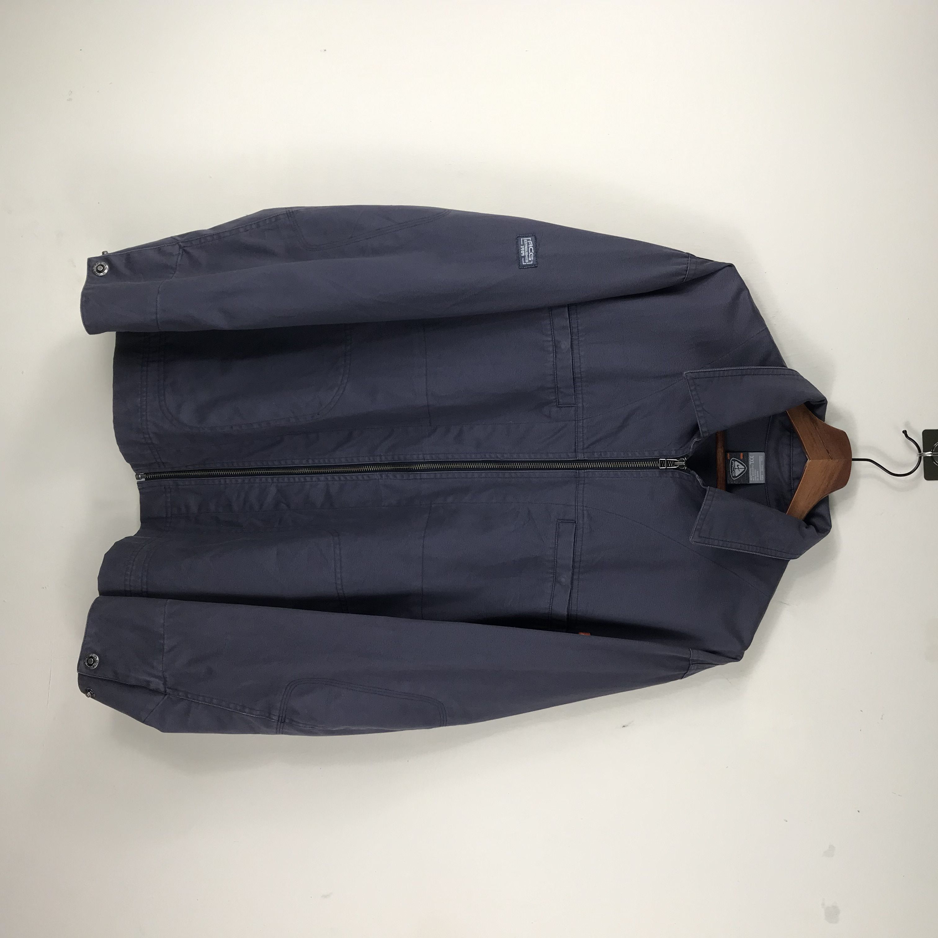 image of Nike Acg Workwear Workers Jacket in Blue, Men's (Size 2XL)