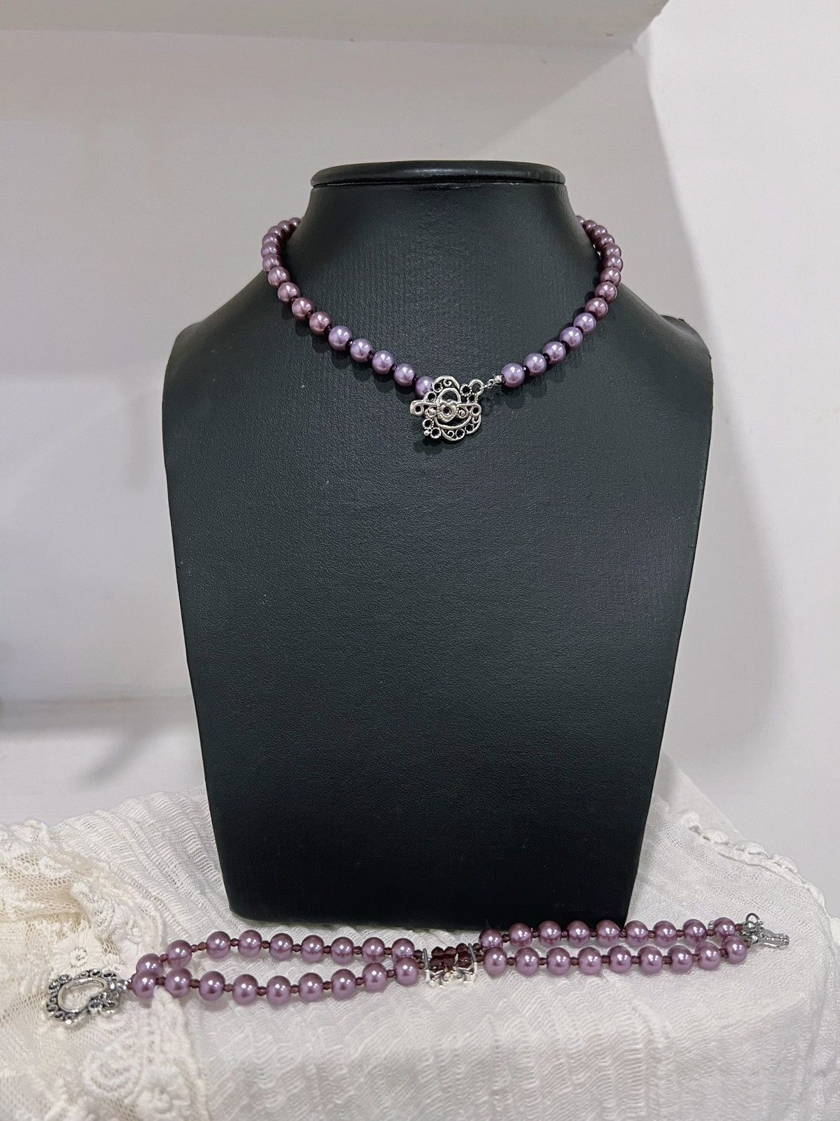 Japanese Brand Purple butterfly imitation pearl set 🔮🦋 Size ONE SIZE - 15 Thumbnail