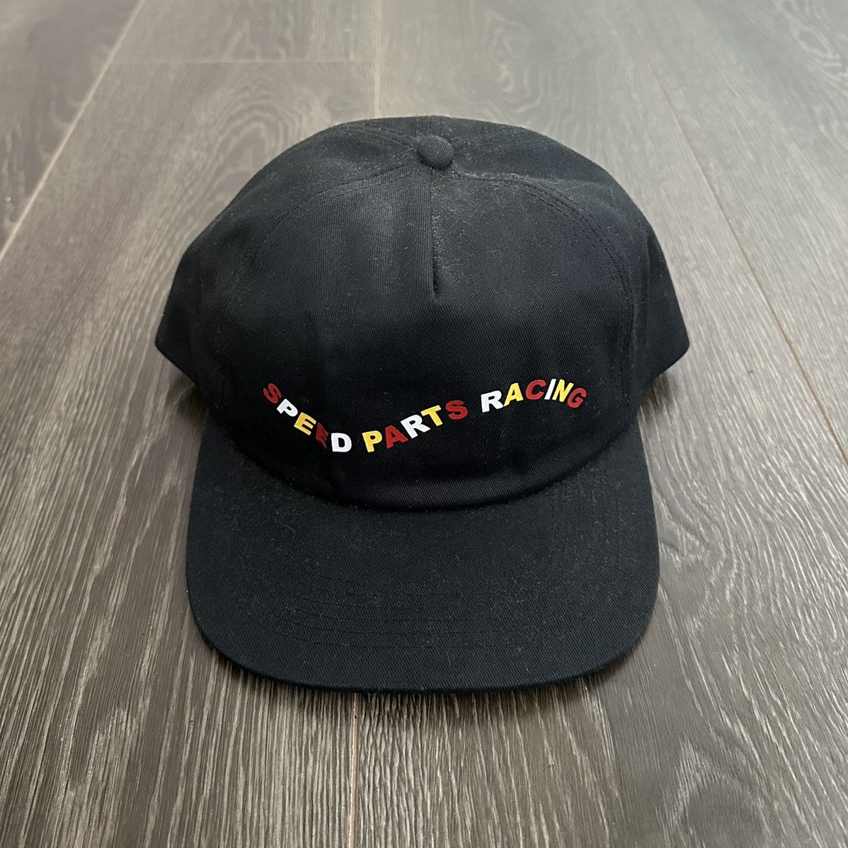 Vintage Speed Parts Racing Black SnapBack Hat Size ONE SIZE - 1 Thumbnail