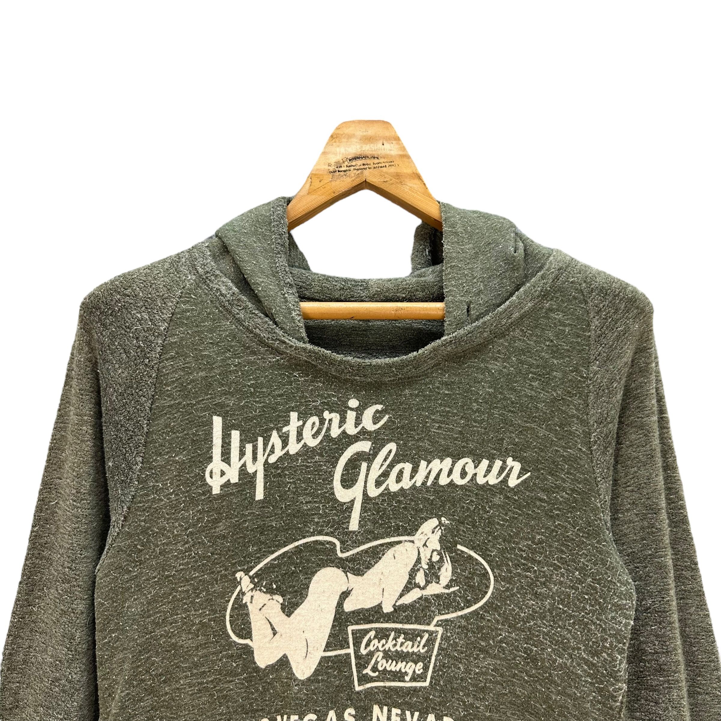Hysteric Glamour HYSTERIC GLAMOUR COCKTAIL LOUGE LONG HOODIES #8918-038 Size S / US 4 / IT 40 - 2 Thumbnail