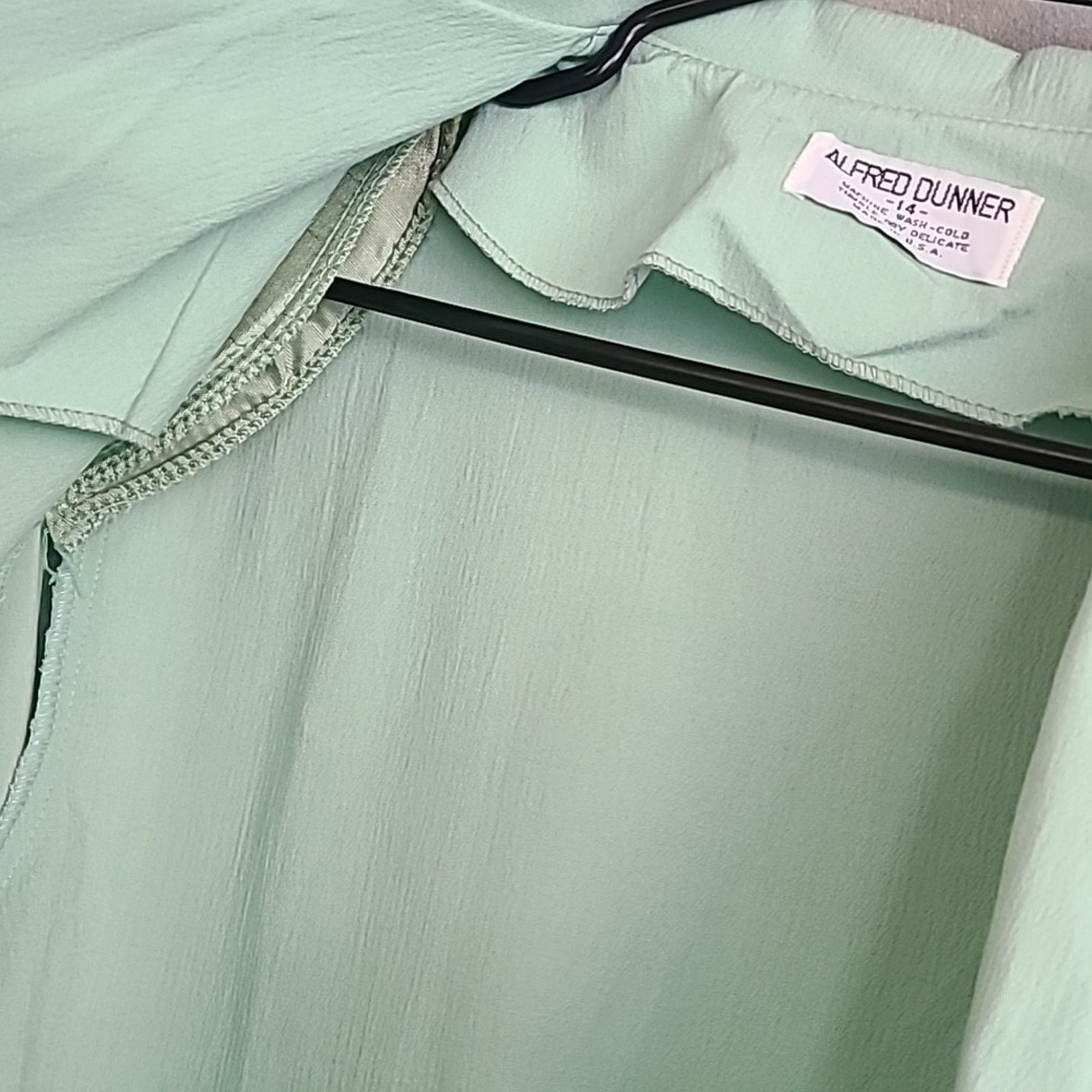 Other NEW women's 14 large seafoam mint green blazer-style jacket Size XL / US 12-14 / IT 48-50 - 3 Thumbnail