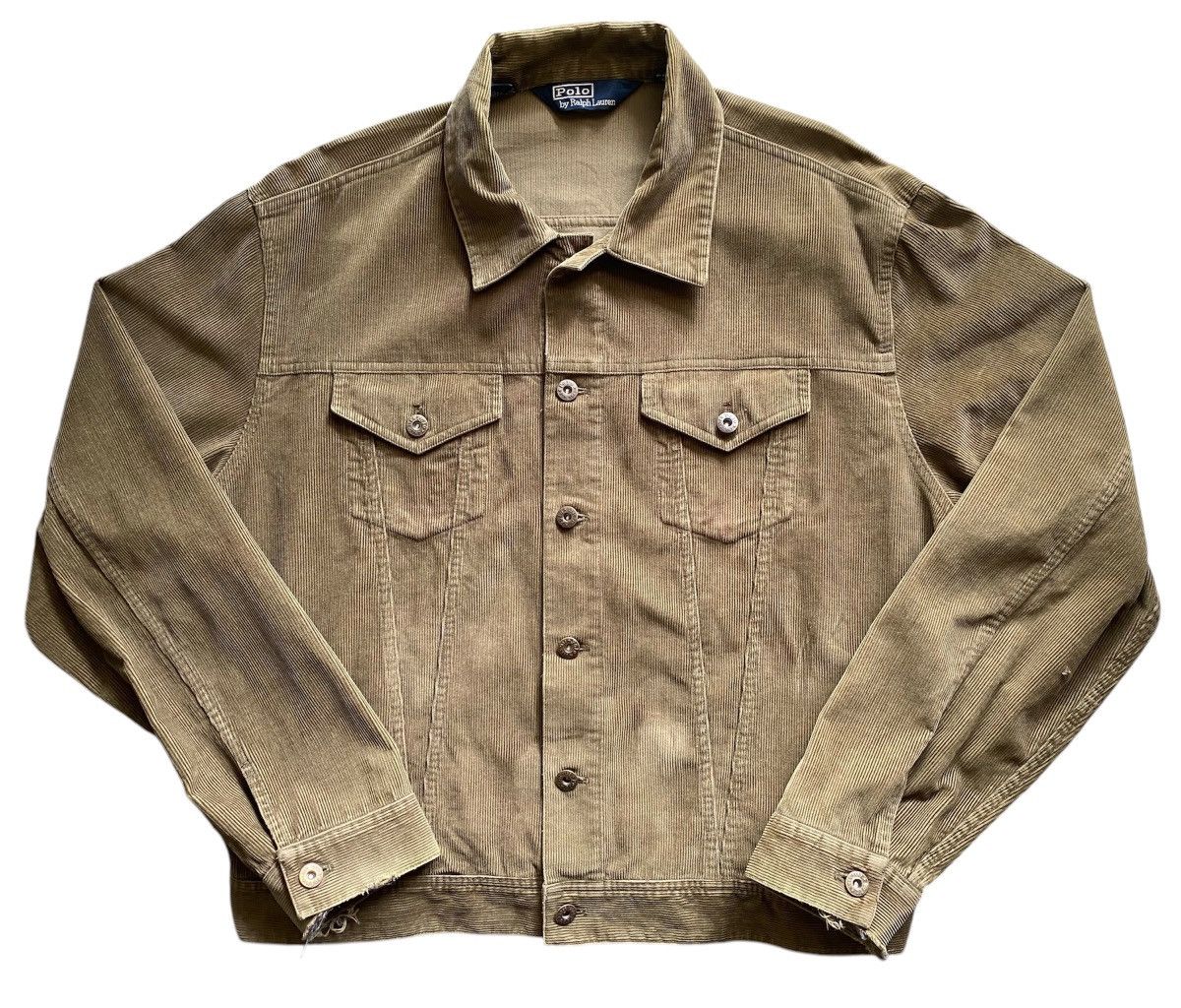 Polo Ralph Lauren × Ralph Lauren × Vintage Vintage 90’s Polo Ralph Lauren Corduroy Jacket Size US XL / EU 56 / 4 - 1 Thumbnail