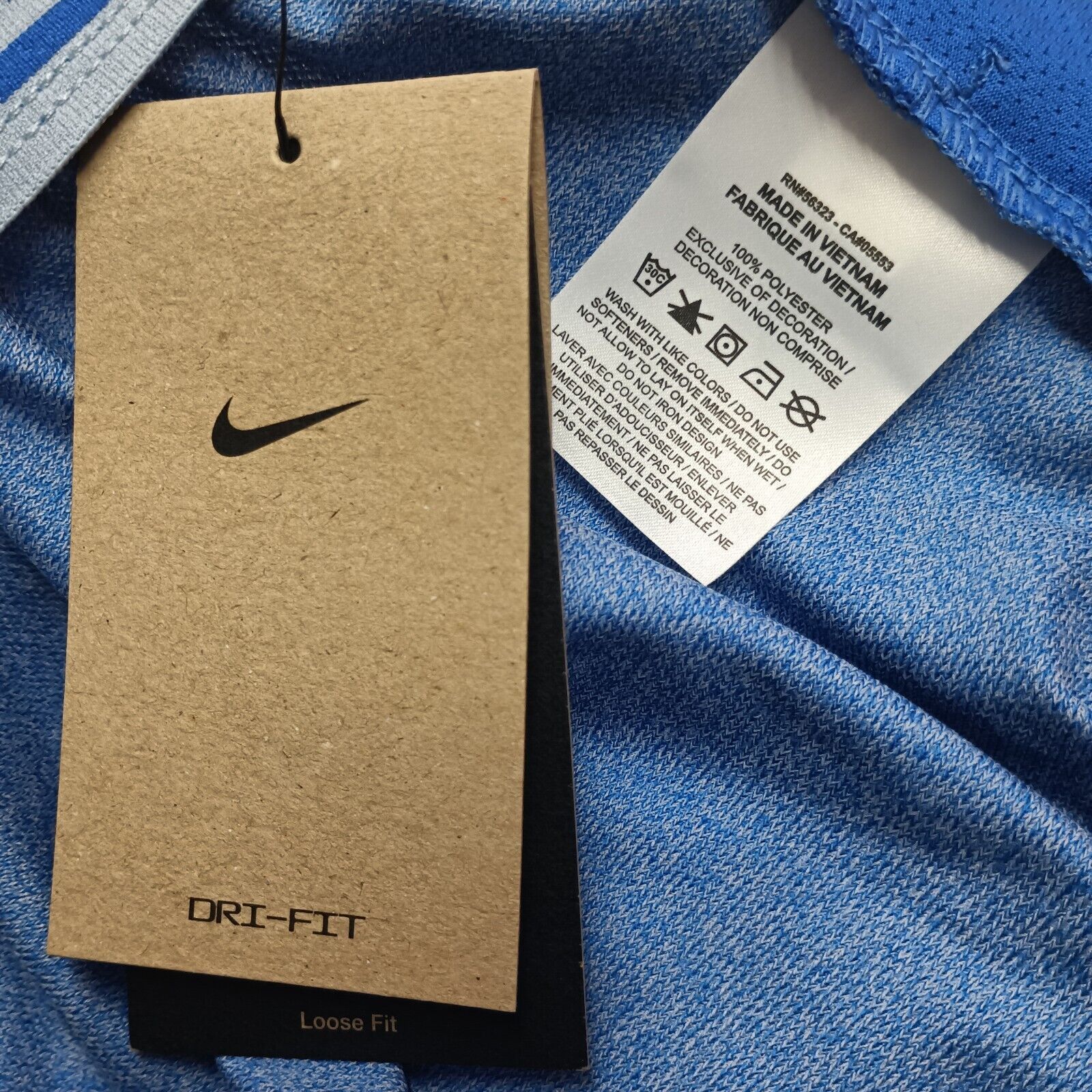 Nike Nike Womens 5" Dri-FIT Training Shorts M Blue Pockets DX6024 Size 30" / US 8 / IT 44 - 5 Thumbnail