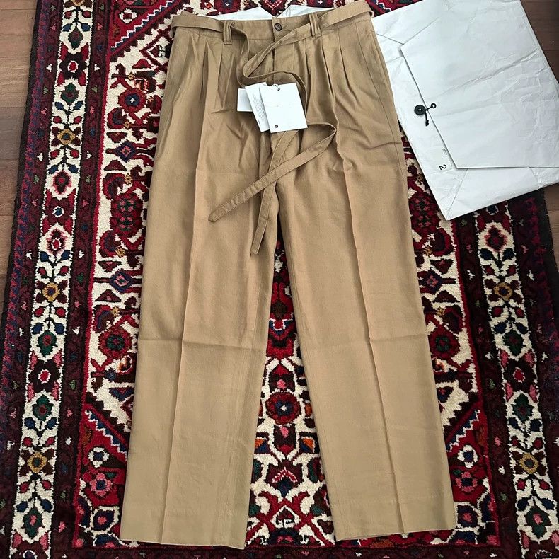 visvim 20ss hakama pants in beige