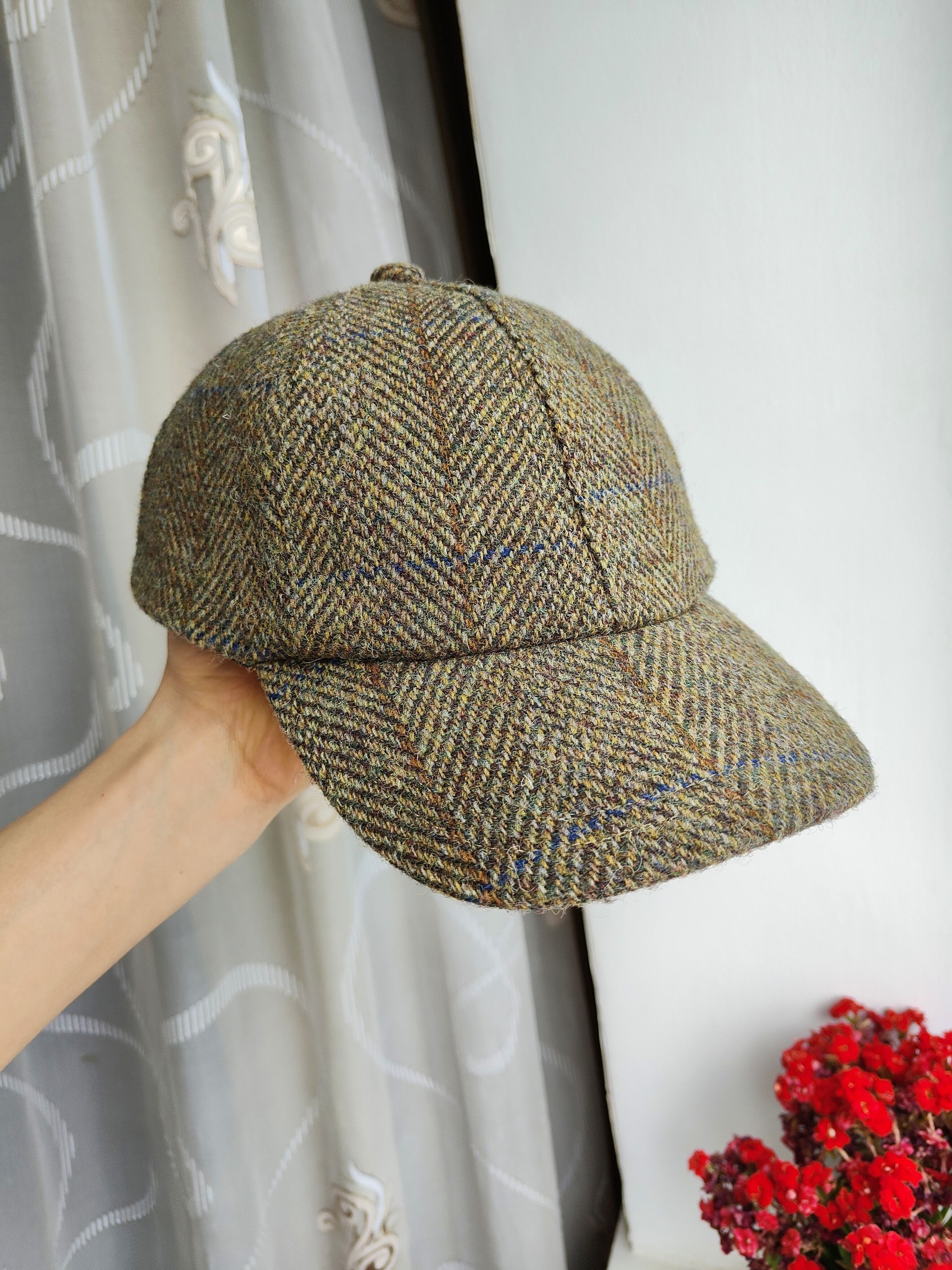 Harris Tweed Harris Tweed Woolen Cap Harris Tweed Hat Size ONE SIZE - 4 Thumbnail