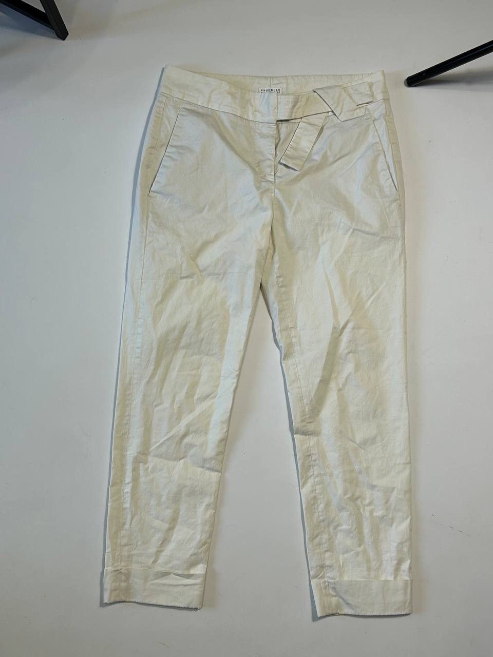 Brunello Cucinelli Brunello Cucinelli luxury pants beige Size 27" / US 4 / IT 40 - 1 Thumbnail