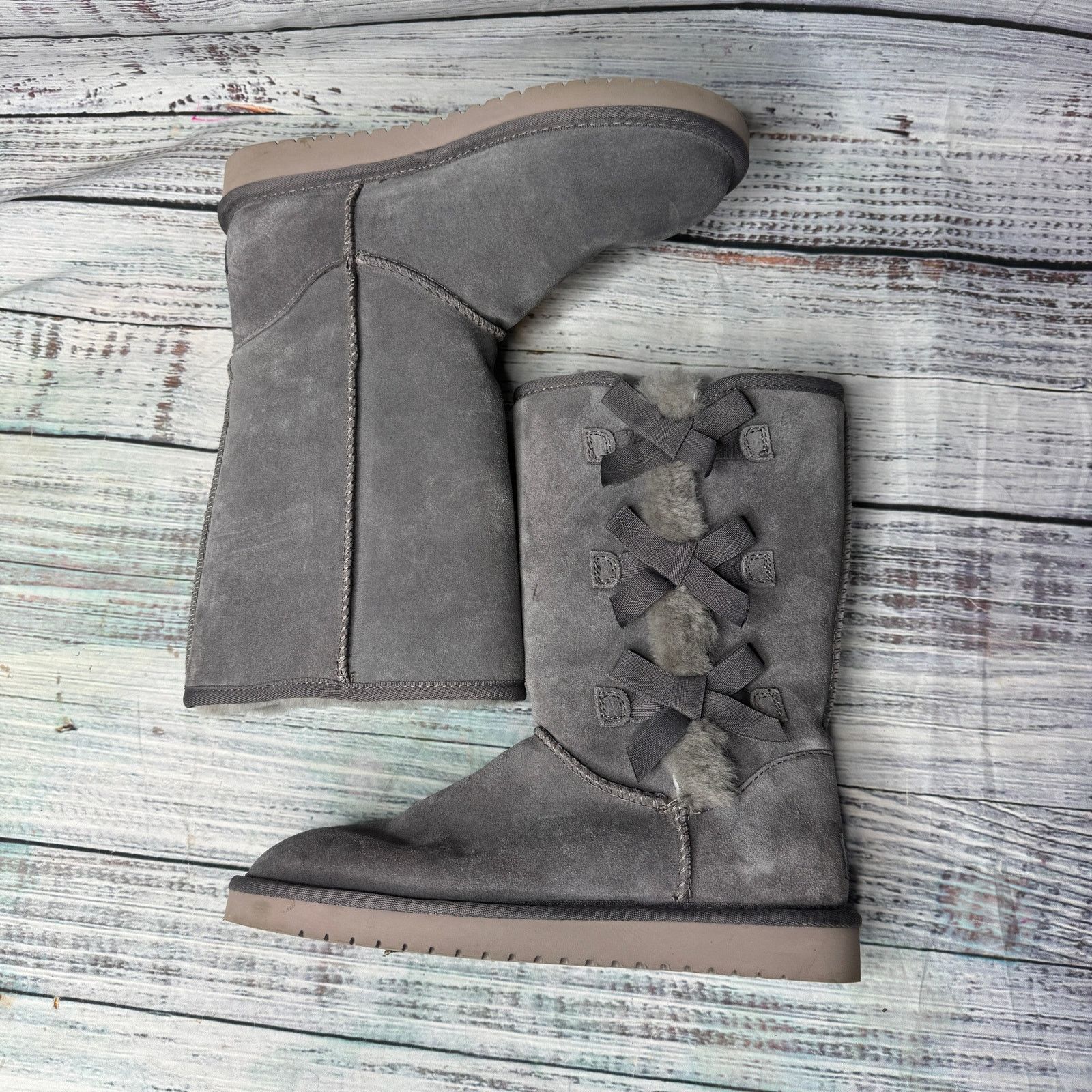 Ugg UGG Koolaburra Womens Victoria Tall Suede Boots 8 Size US 8 / IT 38 - 2 Thumbnail