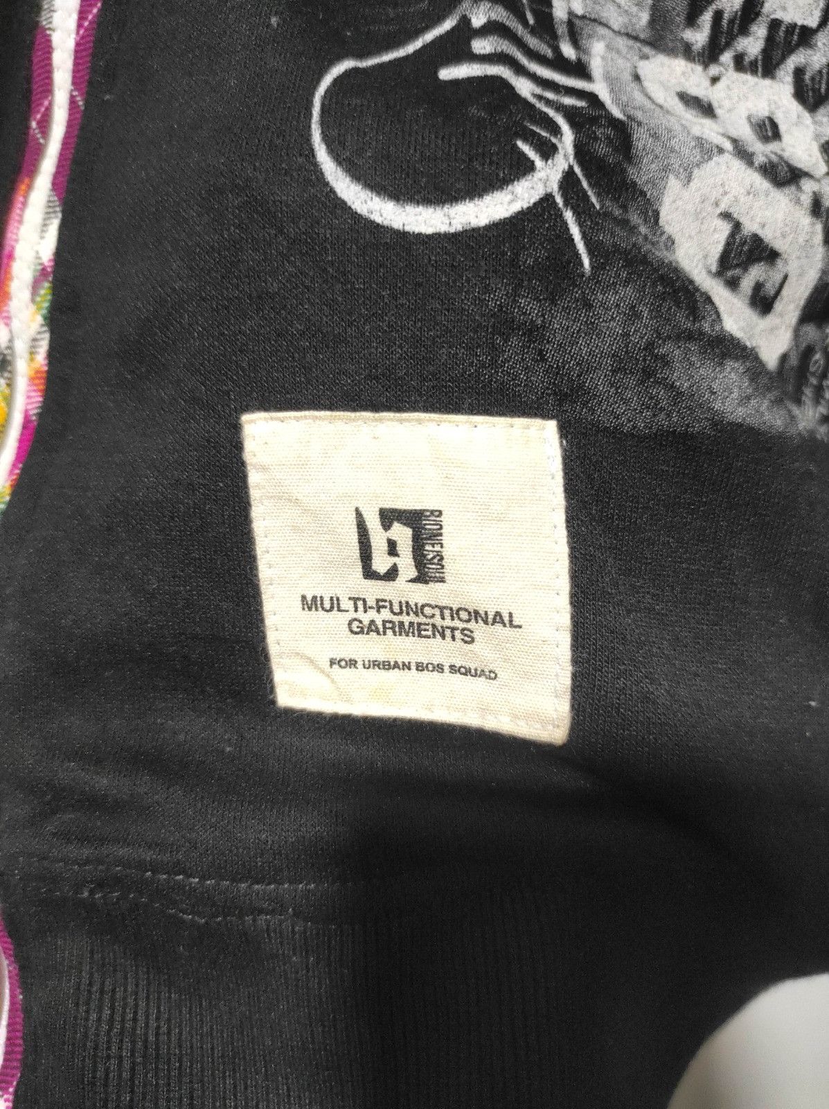 Japanese Brand B One Soul poem zip fur hoodie ifsix LGB style Size US L / EU 52-54 / 3 - 6 Thumbnail