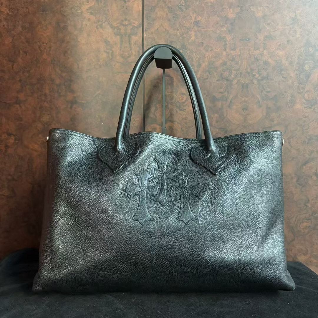 Chrome Hearts Chrome Hearts Cross Leather Tote Bag Size ONE SIZE - 1 Thumbnail