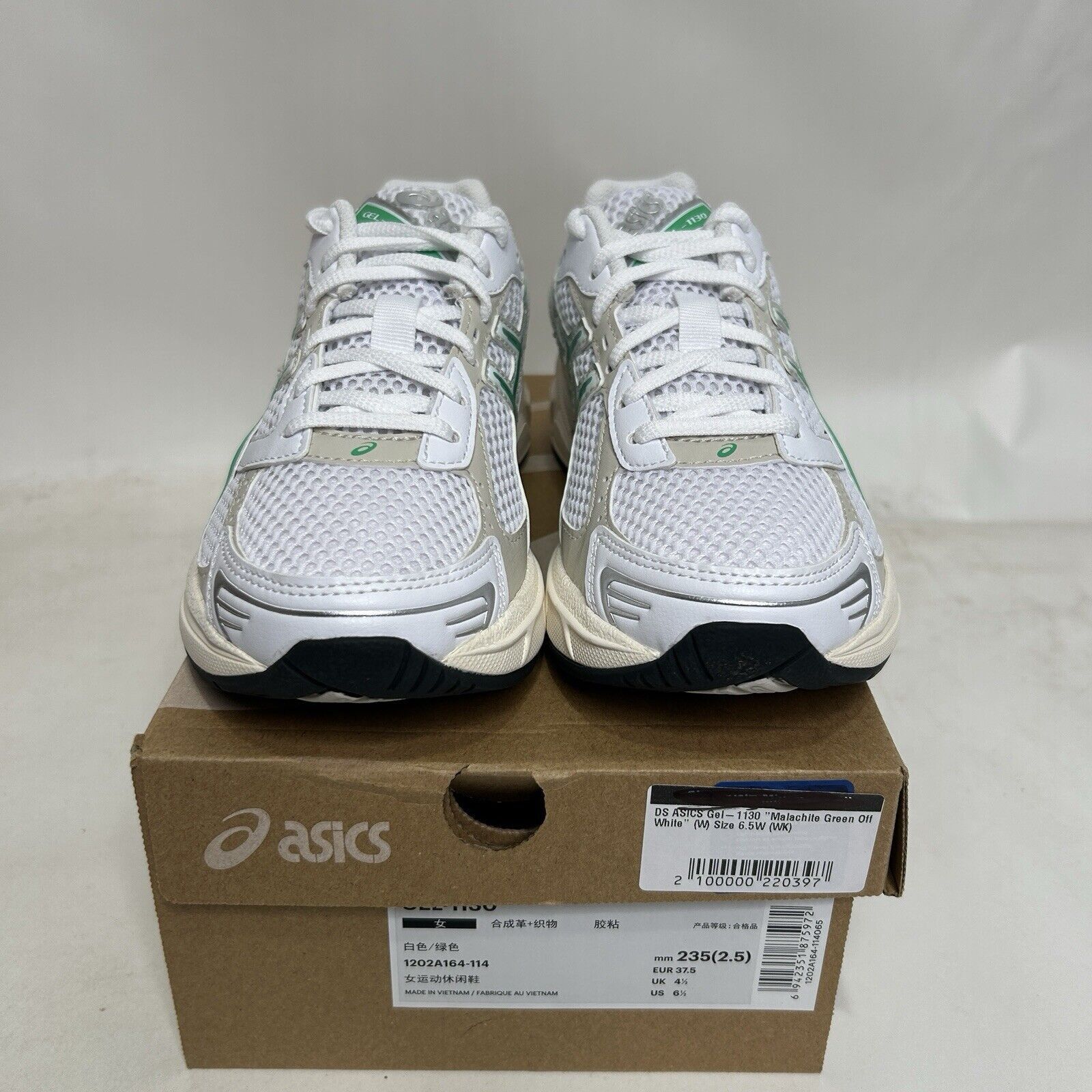 Asics ASICS Gel-1130 “White Malachite Green” 2024 Size US 6.5 / IT 36.5 - 2 Thumbnail
