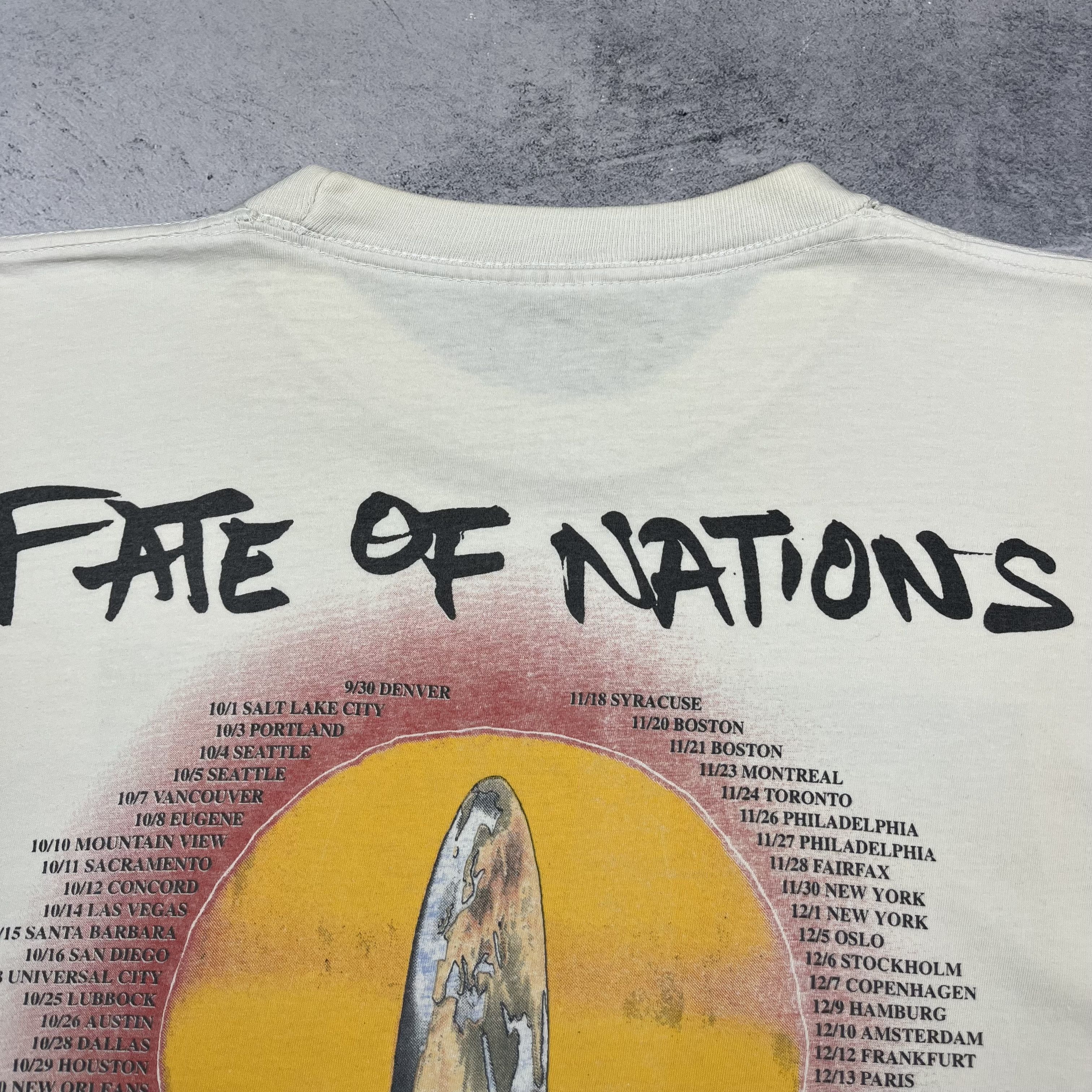 Band Tees Vintage Robert Plant “Fate Of Nations” Tour T Shirt 1993 Size US XL / EU 56 / 4 - 18 Thumbnail