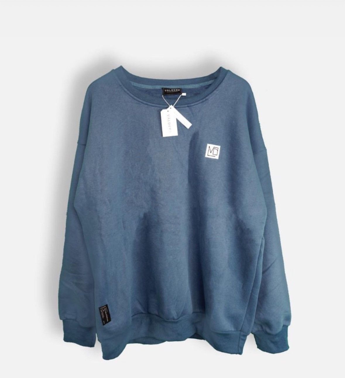 Japanese Brand × Vintage Oversized Crewneck Blue Size US M / EU 48-50 / 2 - 1 Thumbnail