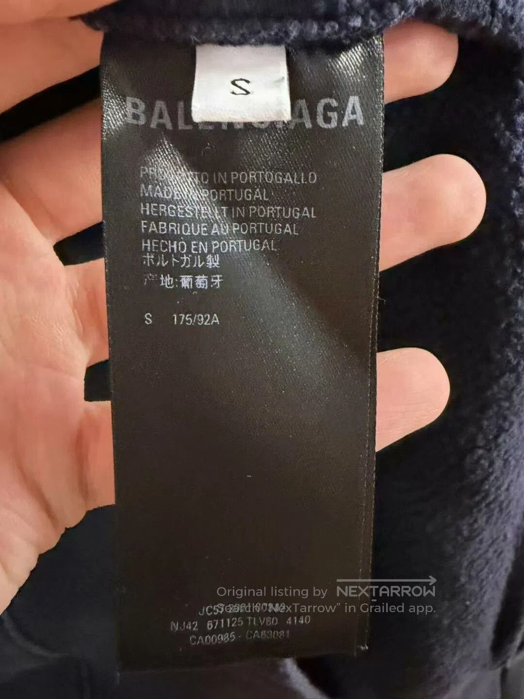 Balenciaga balenciaga embroidered logo sweatshirt size S. Size US S / EU 44-46 / 1 - 4 Thumbnail